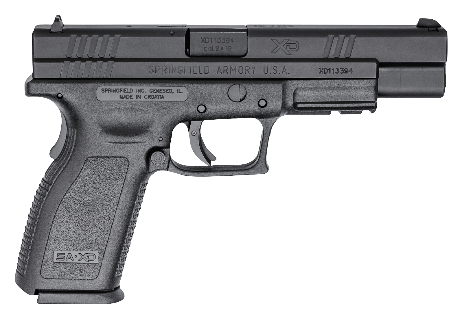 Springfield Armory XD Tactical SemiAuto Pistol  9mm