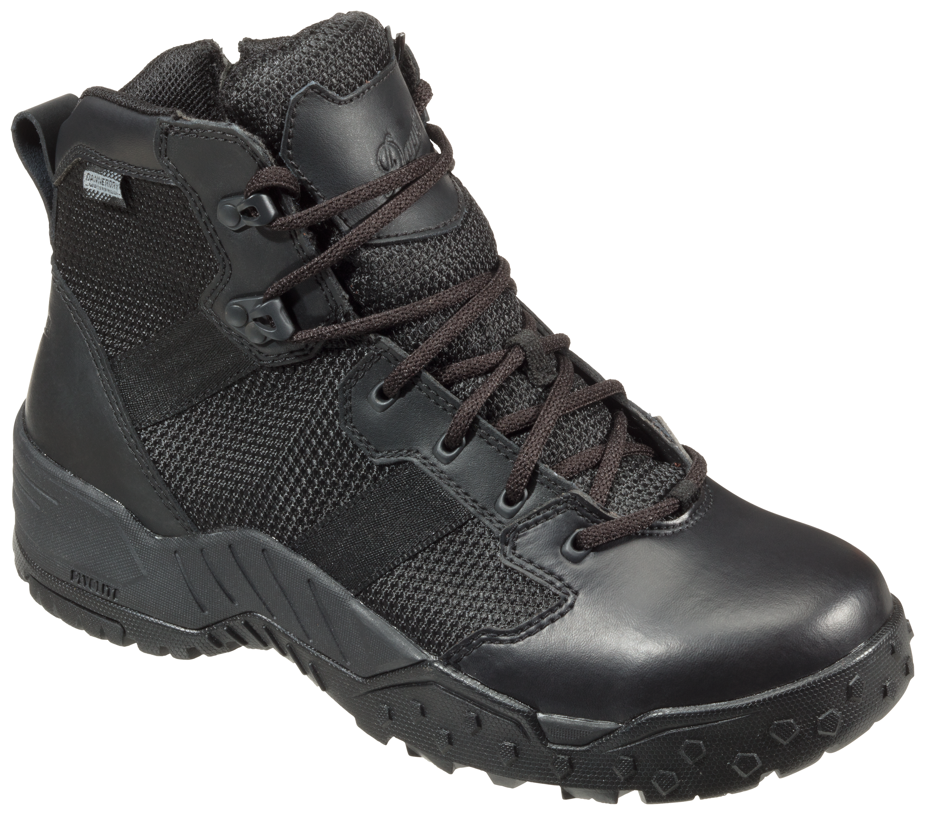 Image of Danner Scorch 6' Waterproof Side-Zip Tactical Duty Boots for Men - Black - 10M