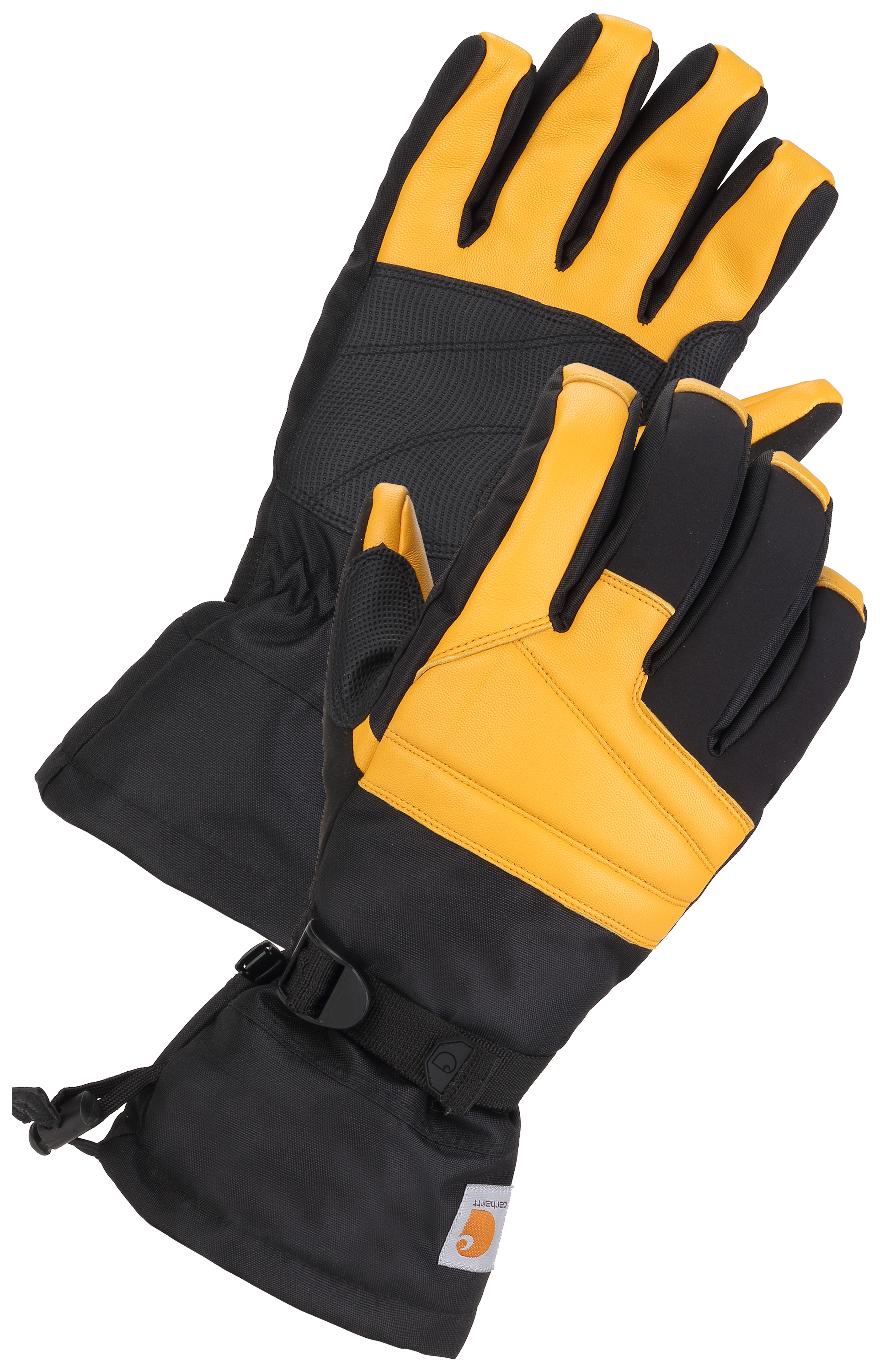 Image of Carhartt Cold Snap Insulated Waterproof Work Gloves for Men - Black Barley - M