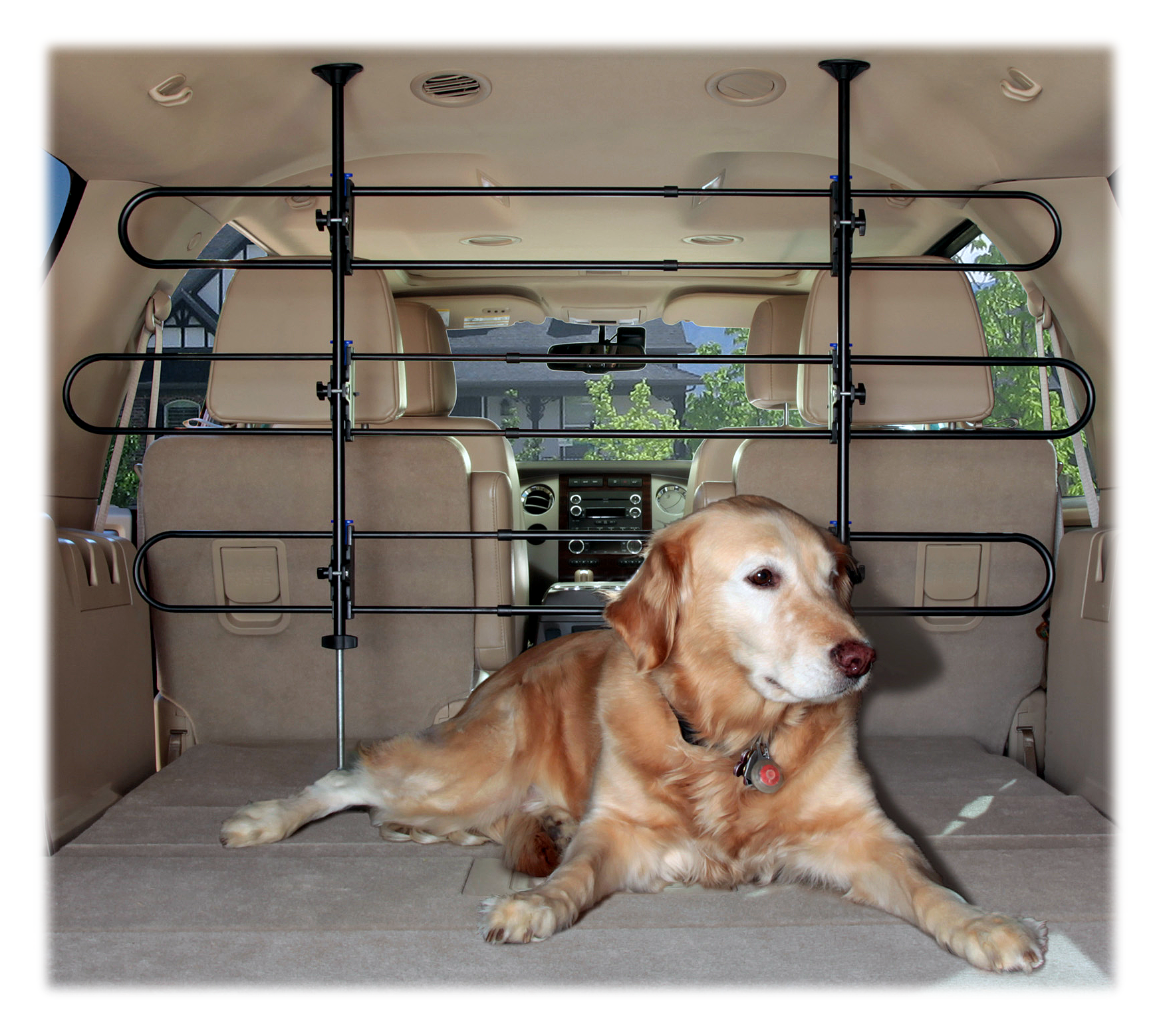 PetSafe QuickCONNECT Tubular Dog Car Barrier - PetSafe