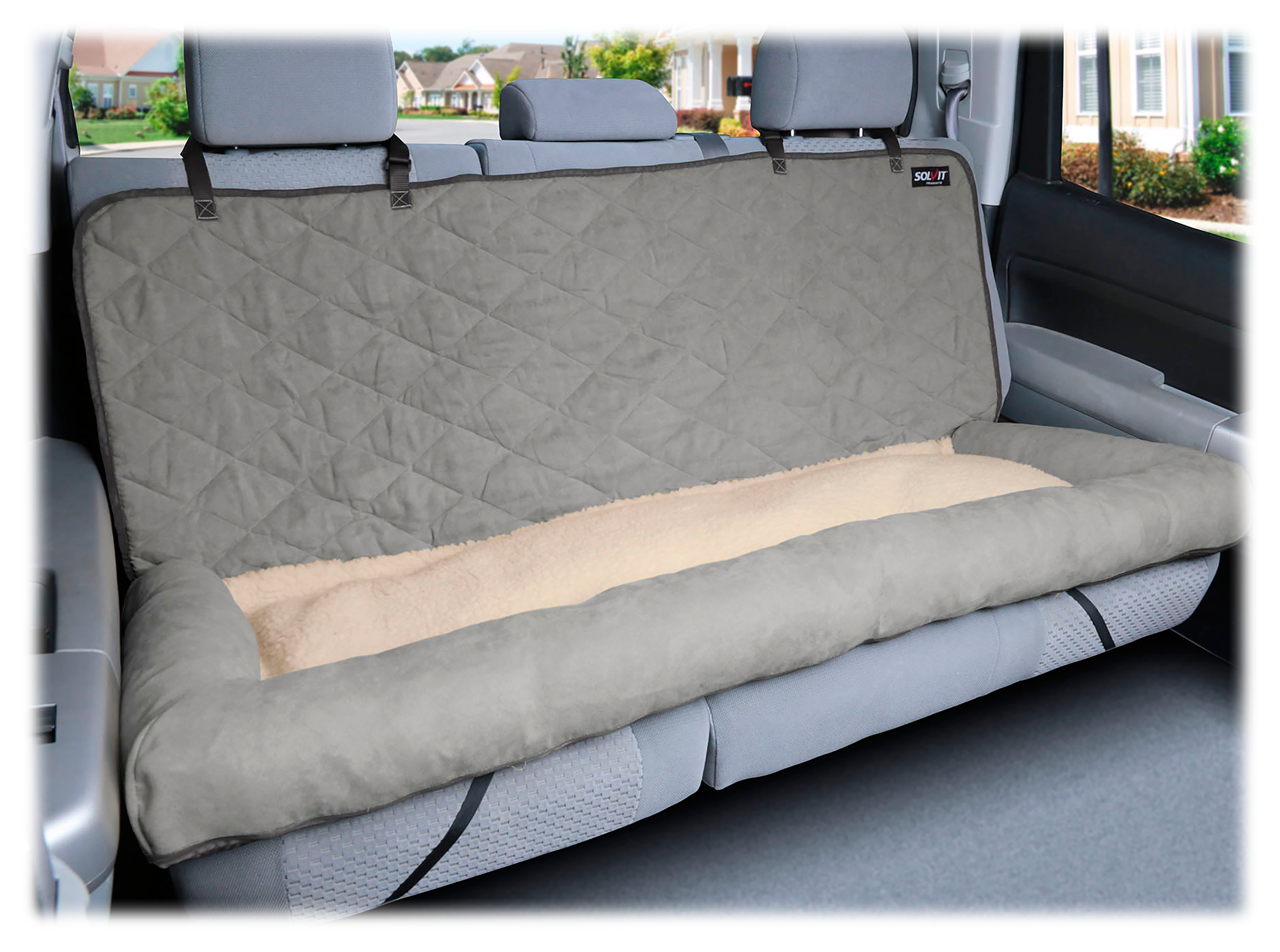 PetSafe Large Car Cuddler Dog Bed - Large - Grey - PetSafe