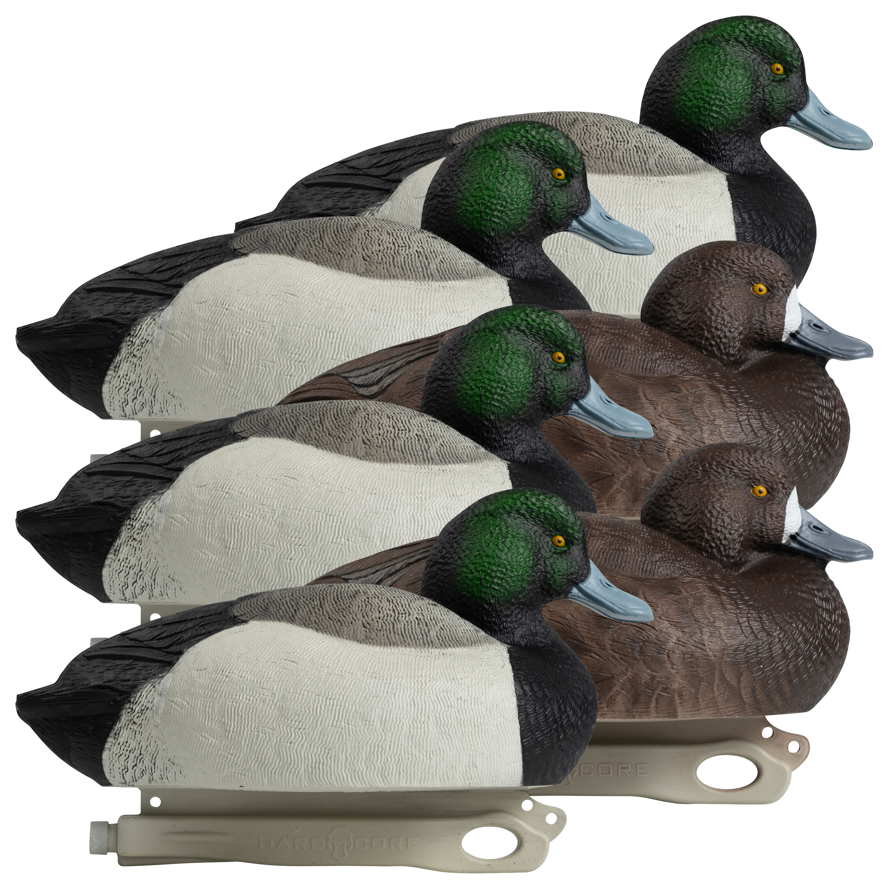 Hardcore Decoys Rugged Series Bluebill Duck Decoys - Hardcore