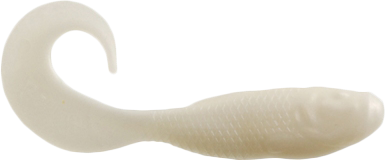 Image of Berkley Gulp! Minnow Grub - 3″ - Pearl White