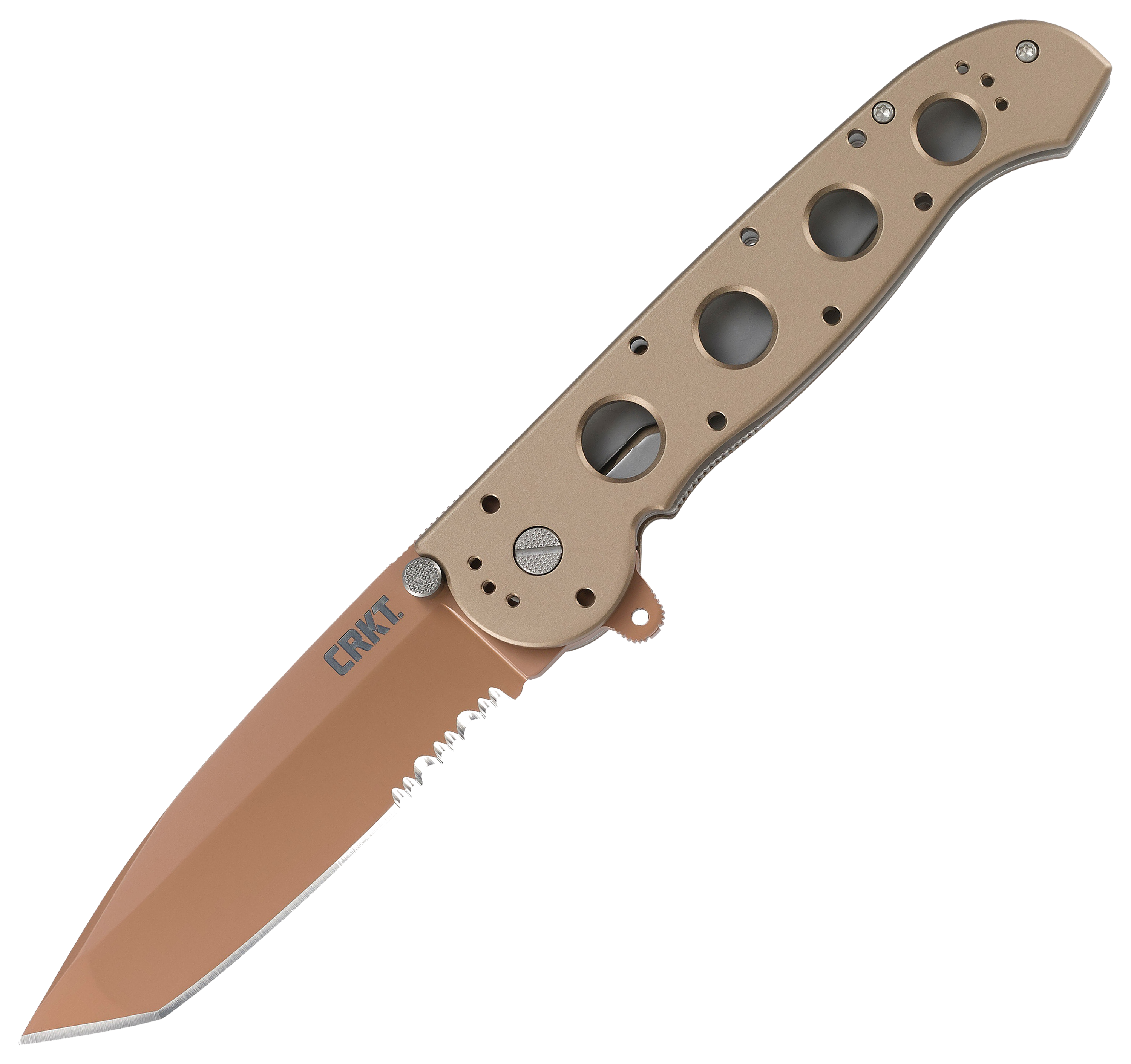 CRKT M16-14D Desert Tan Tanto Tactical Folding Knife - CRKT