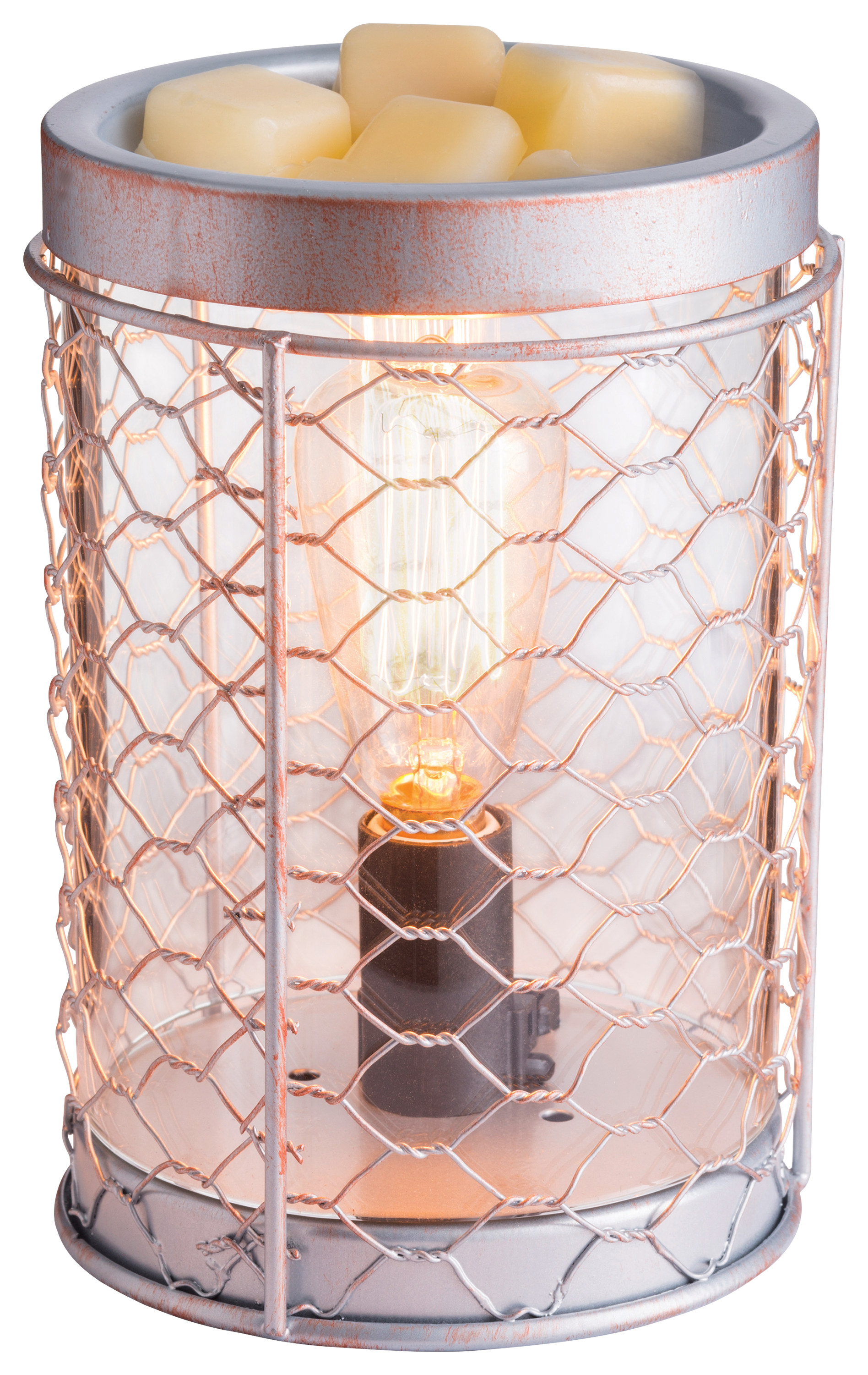 Candle Warmers, Etc. Chicken Wire Vintage Bulb Illumination Wax Warmer