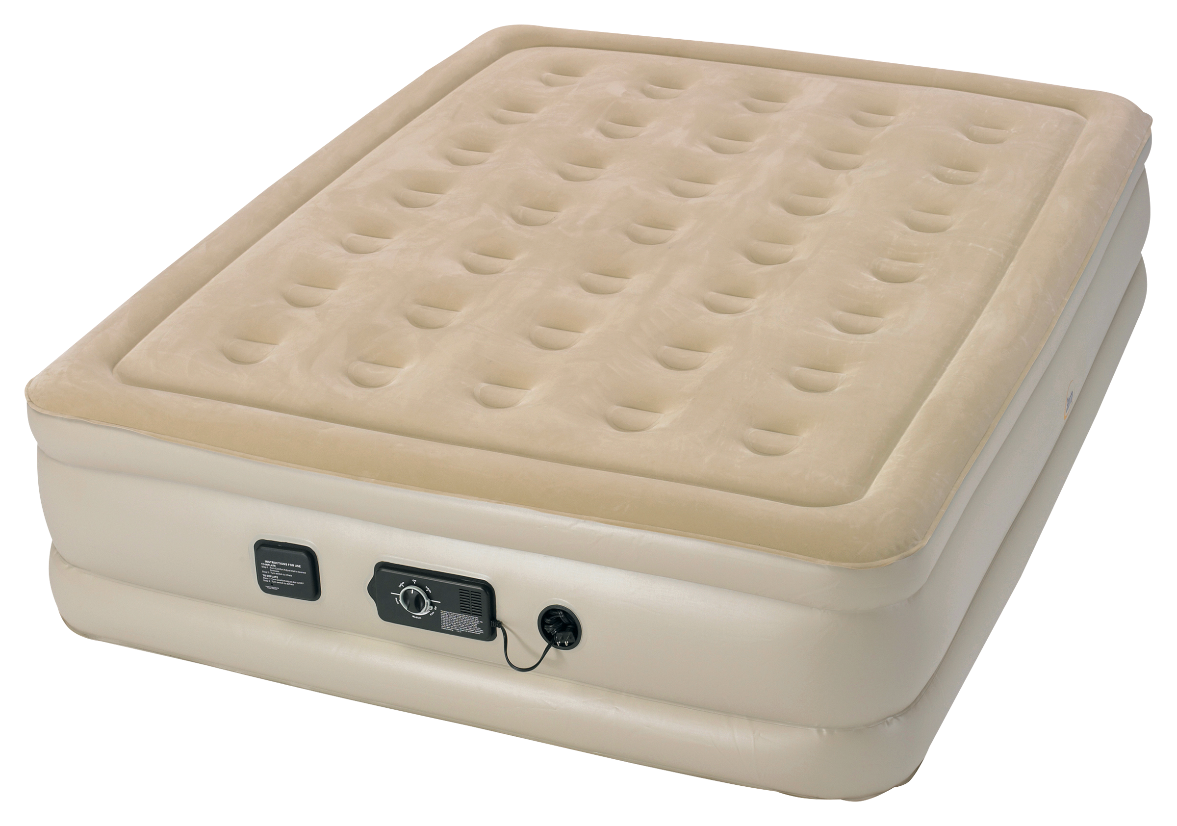 Serta Raised Air Bed with NeverFlat Pump - Queen (80x60x18)