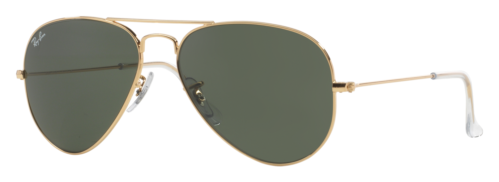 Ray-Ban Aviator Classic RB3025 Sunglasses - Gold/Green Classic G-15 - Medium