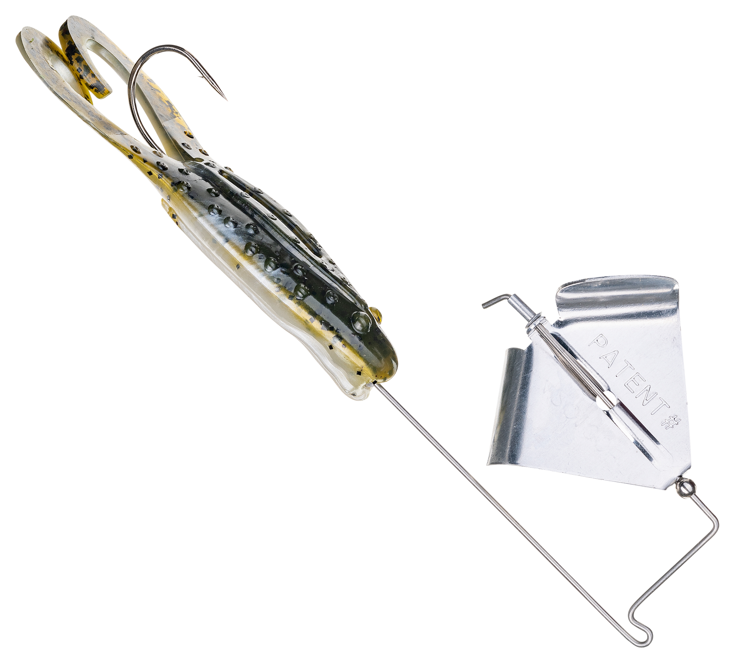 Strike King KVD Toad Buzz - 3/8 oz - Green Pumpkin/Pearl Belly