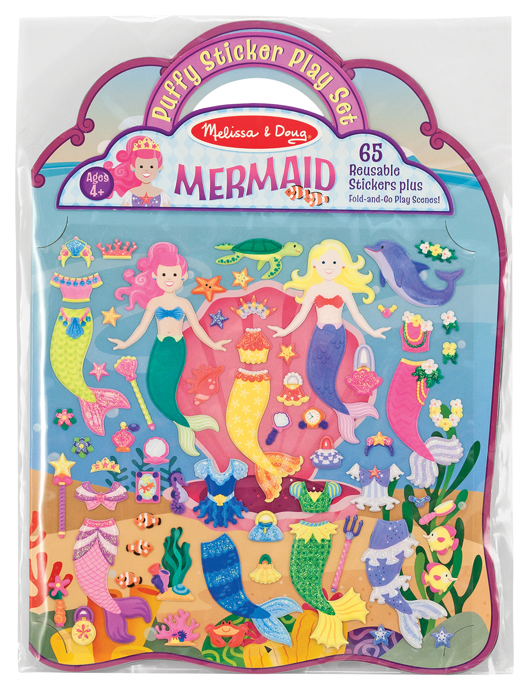 Melissa &Doug Mermaid Puffy Stickers Play Set