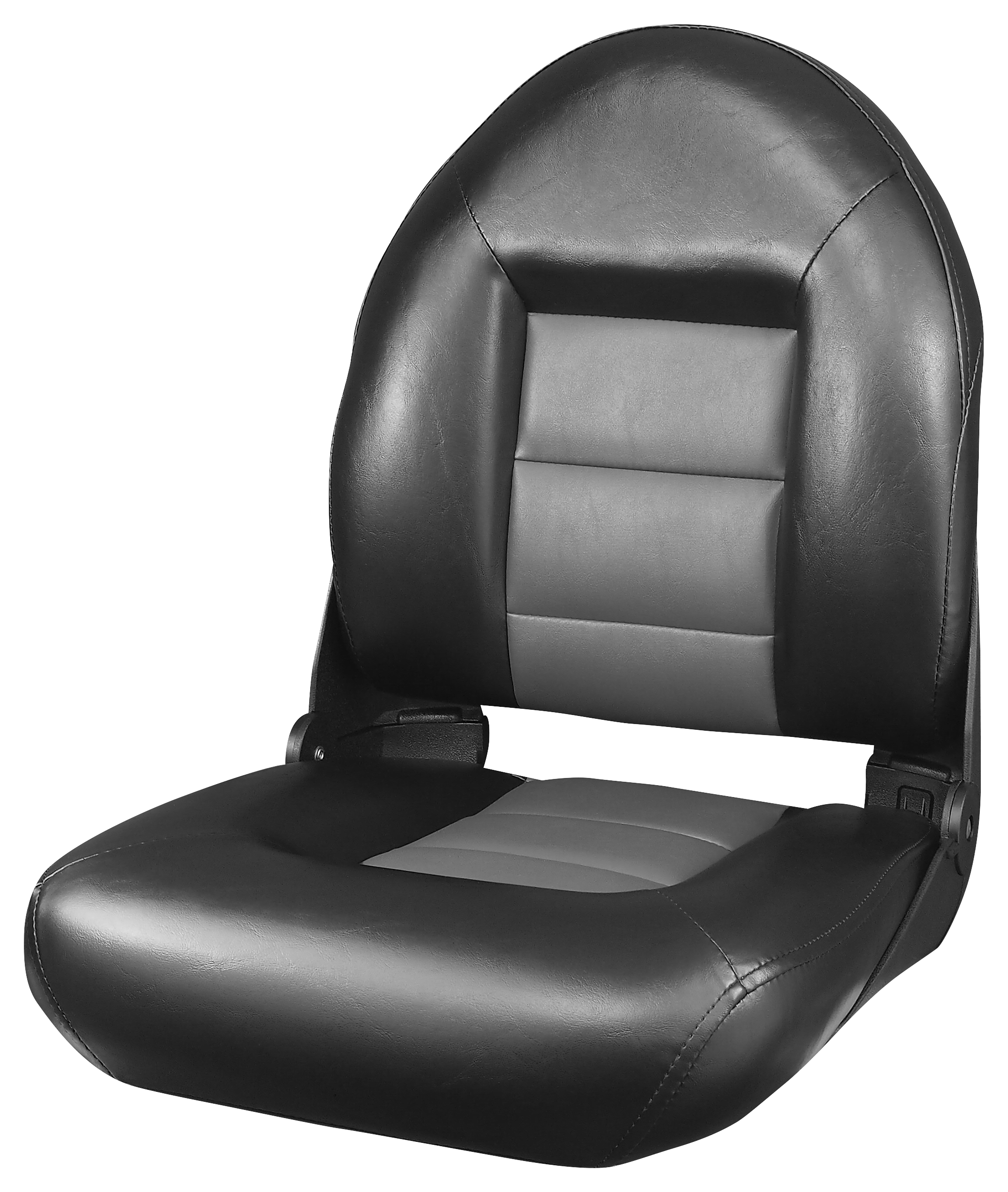 Image of Tempress NaviStyle High-Back Boat Seat - Black Shell Black/Charcoal