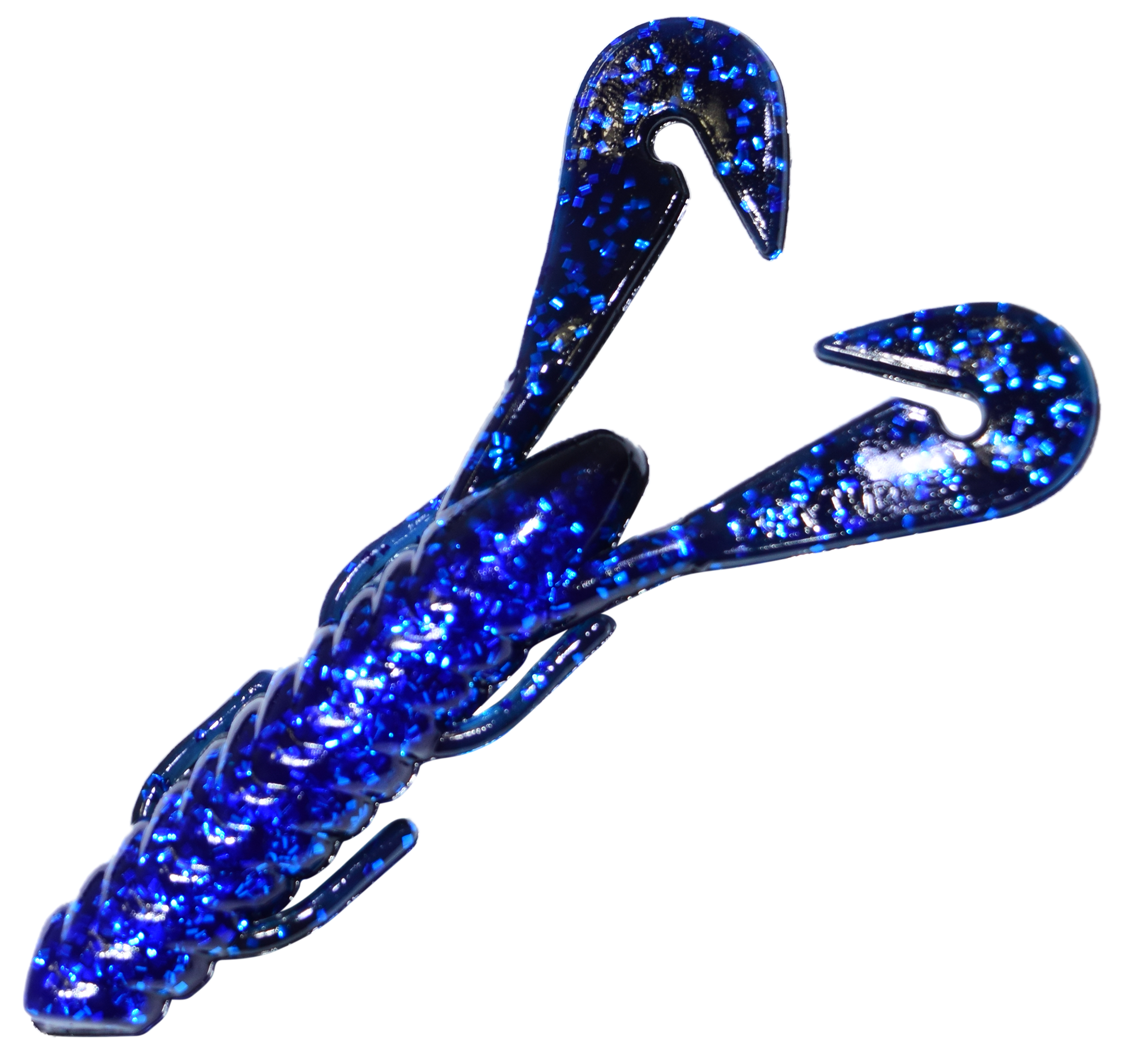 Image of Gambler Burner Craw - 4-1/4″ - Shadow Blue Glitter