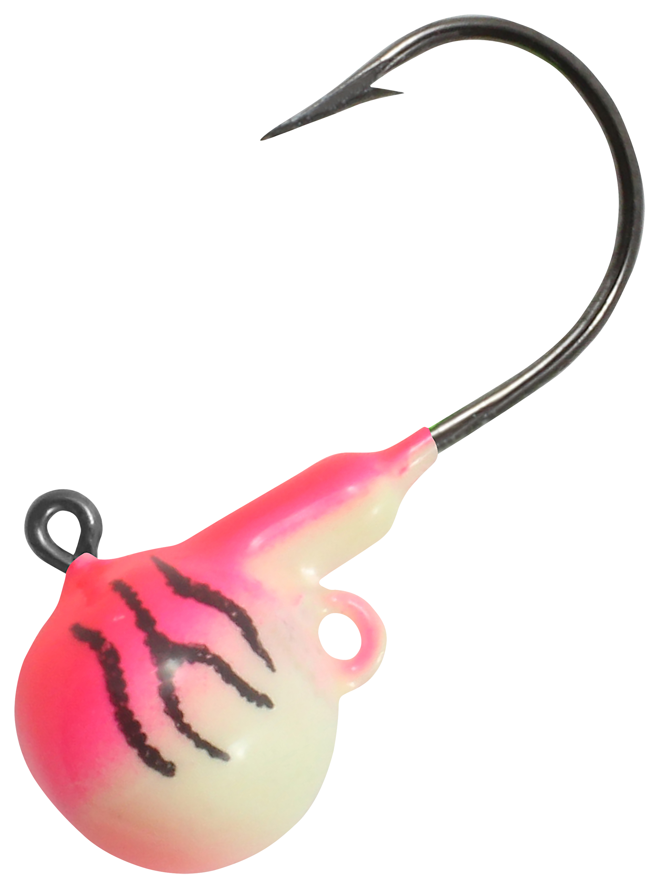 Image of Northland Fishing Tackle Fire-Ball Jig - 1/4 oz. - 2/0 - 4 Pack - UV Pink Tiger