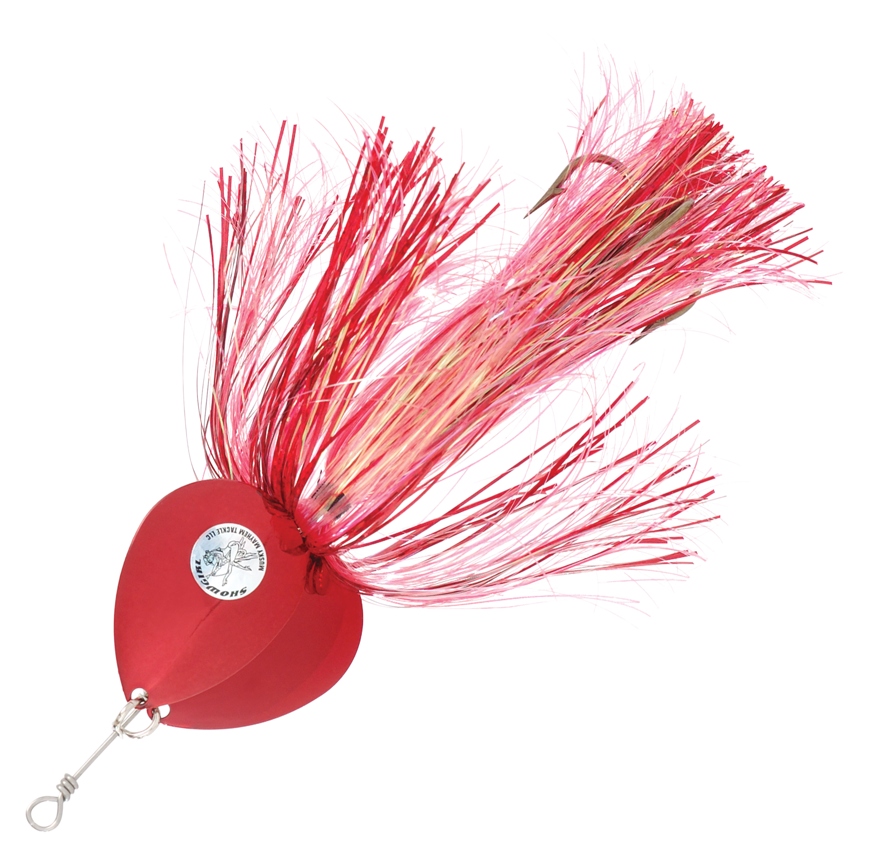 Musky Mayhem Tackle Double Showgirl Spinner - 7-1/2 - Red/Red