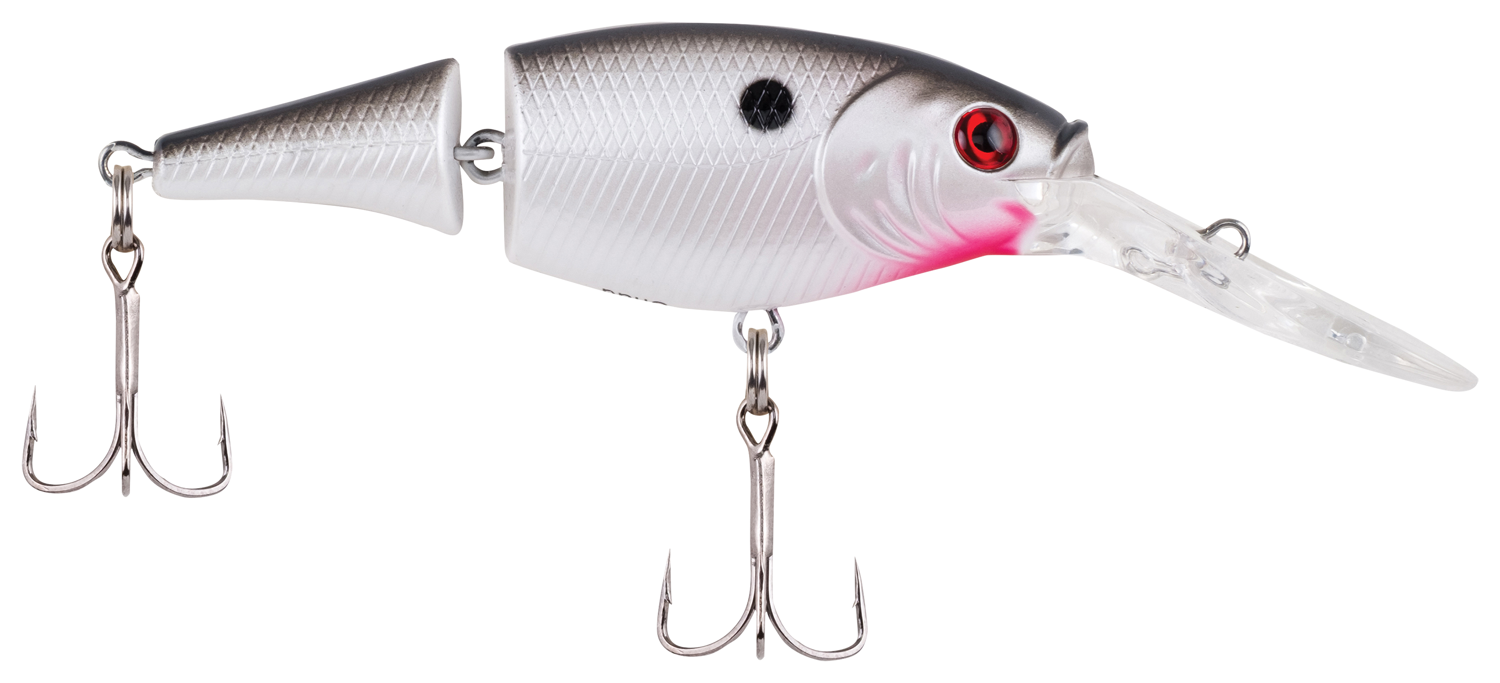 Image of Berkley Flicker Shad Jointed Crankbait - 2' - Pearl White