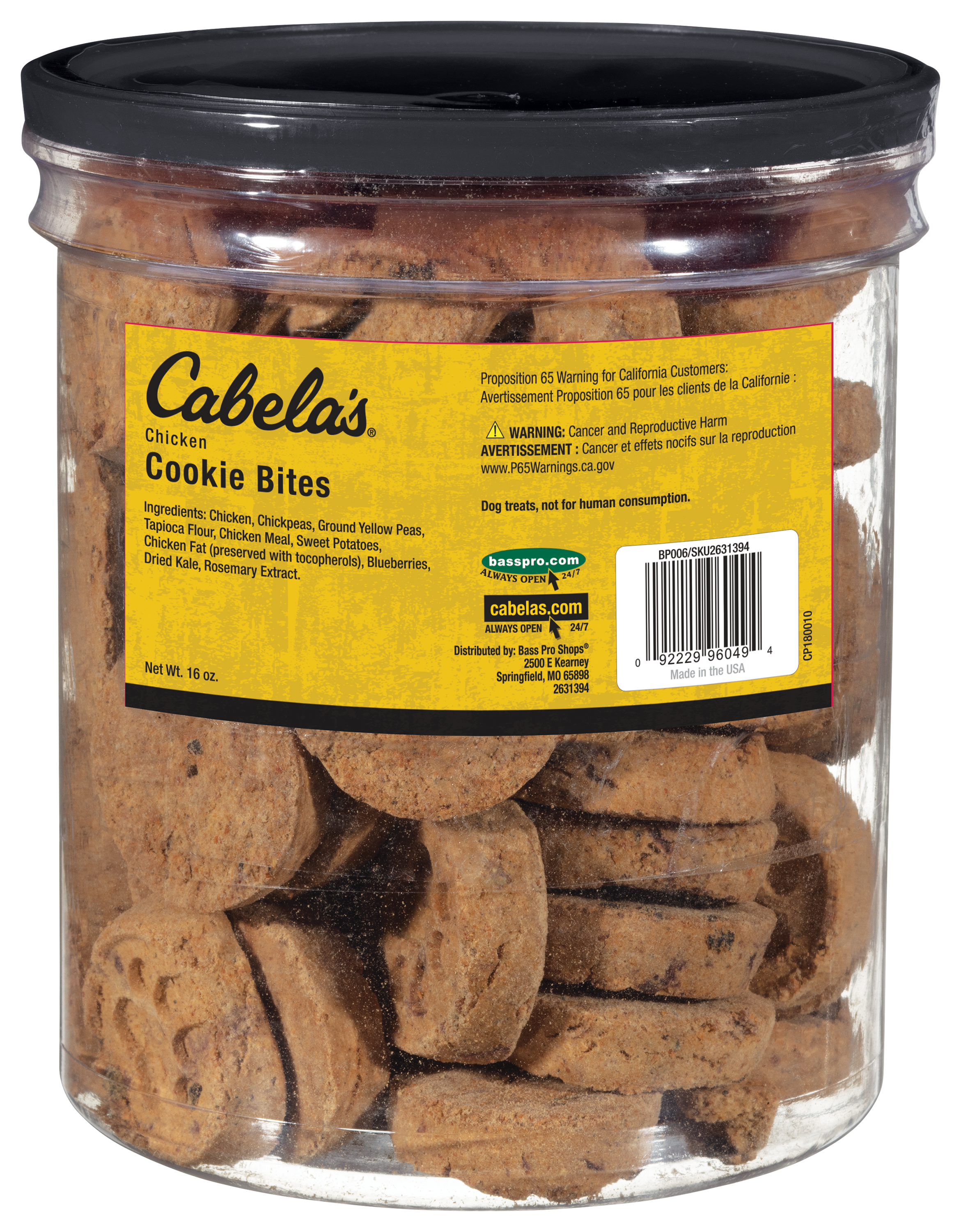 Cabela's Cookie Bites Dog Treats - Chicken - 16oz - Cabela's