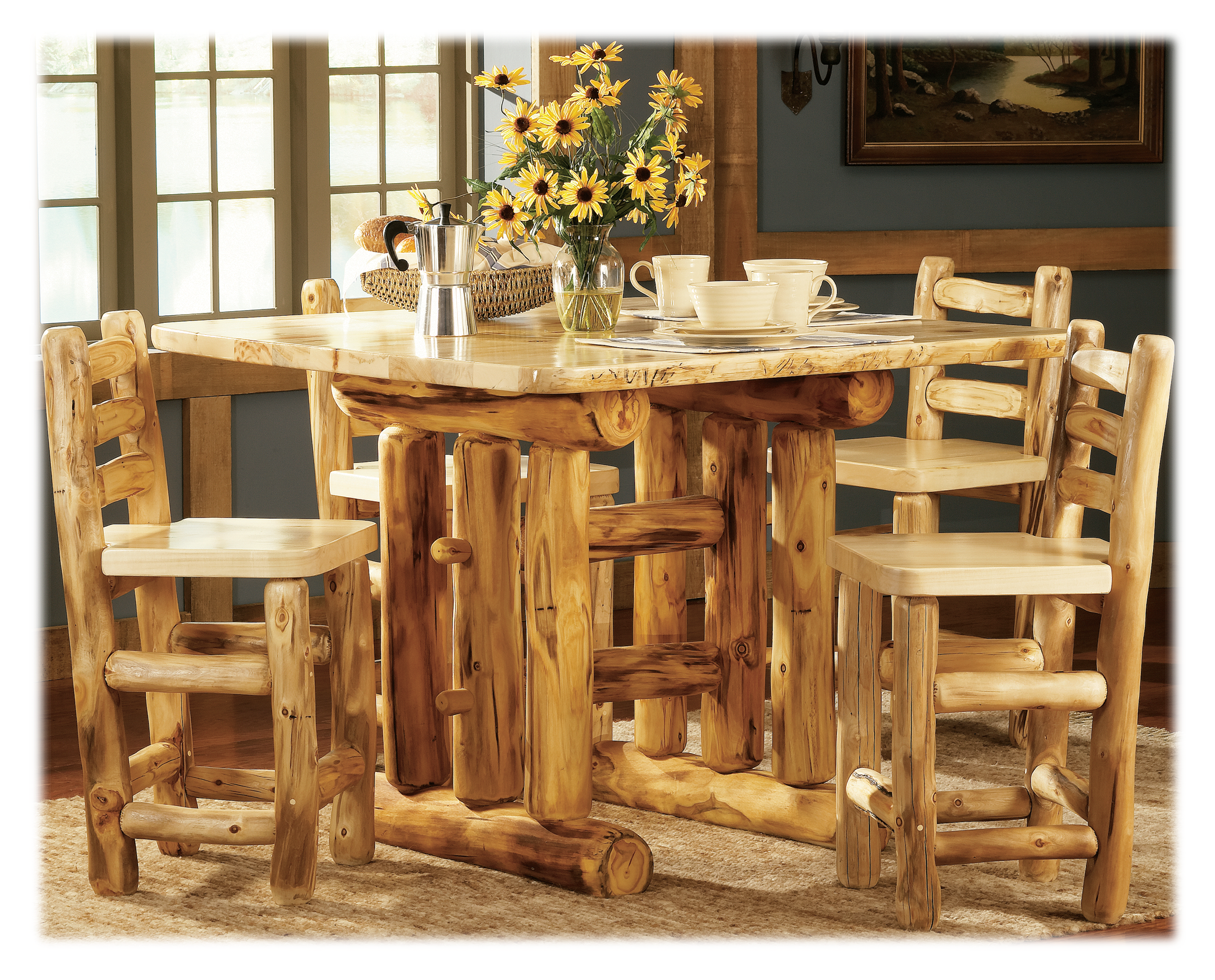 Mountain Woods Furniture Grizzly Bistro Table