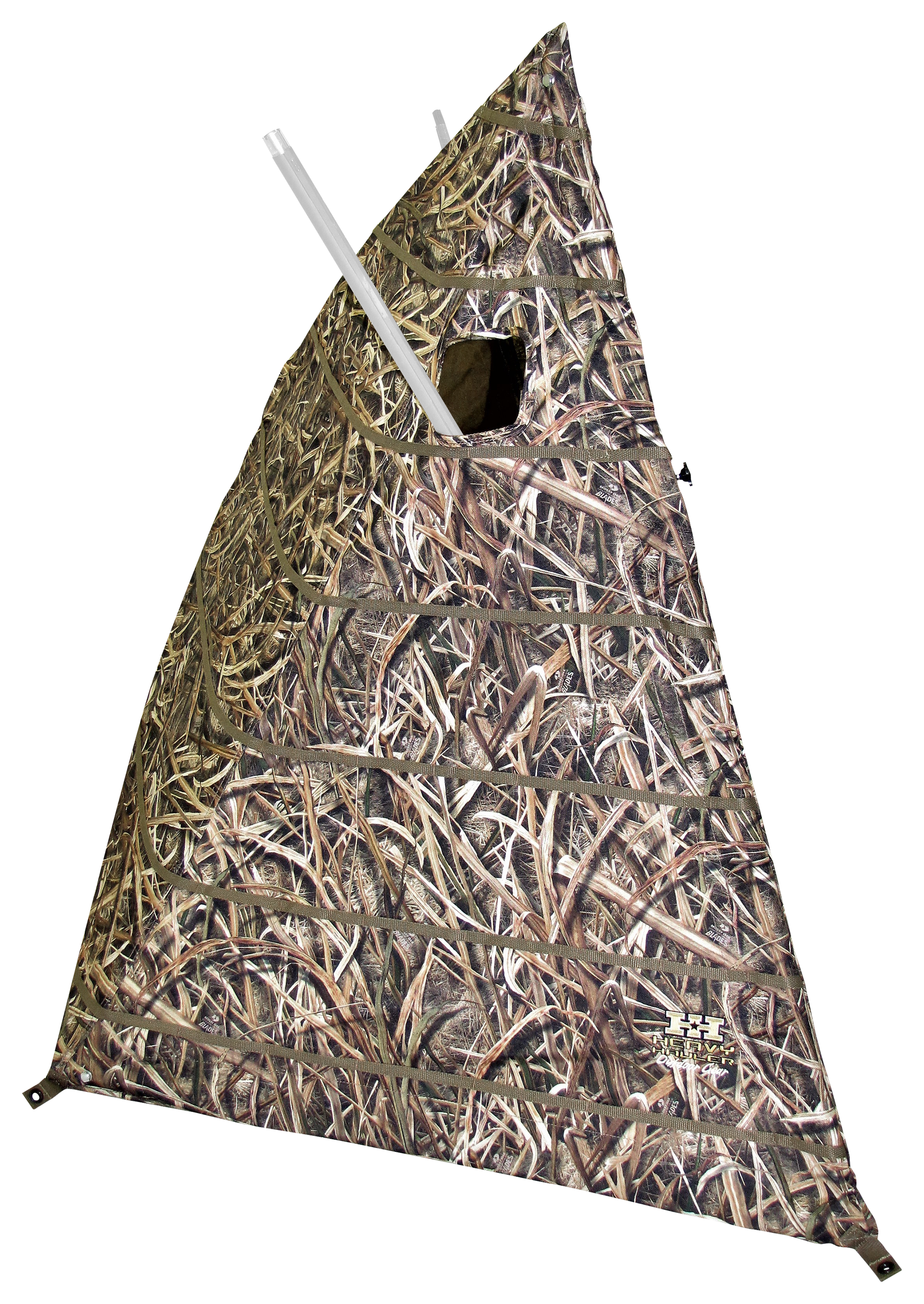 Heavy Hauler The HUB Ground Blind - Mossy Oak Shadow Grass Blades - Heavy Hauler