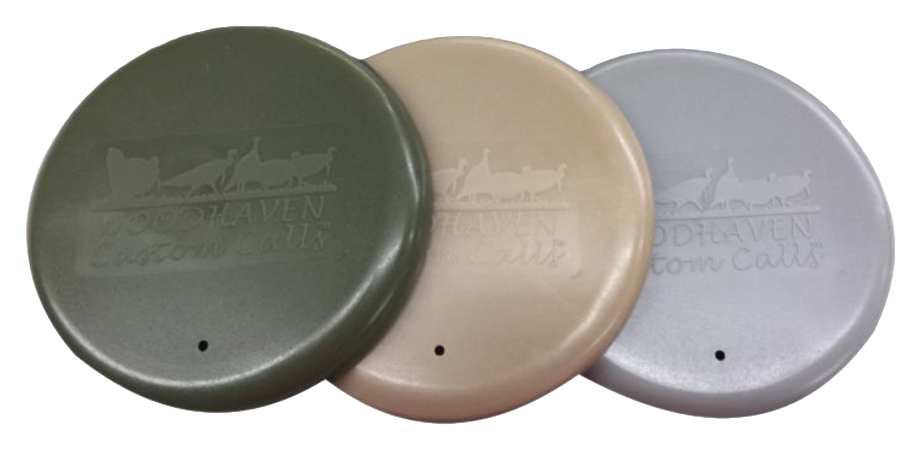 WoodHaven Custom Calls Surface Saver Friction Turkey Call Lid - Assorted - 3 Pack - WoodHaven Custom Calls