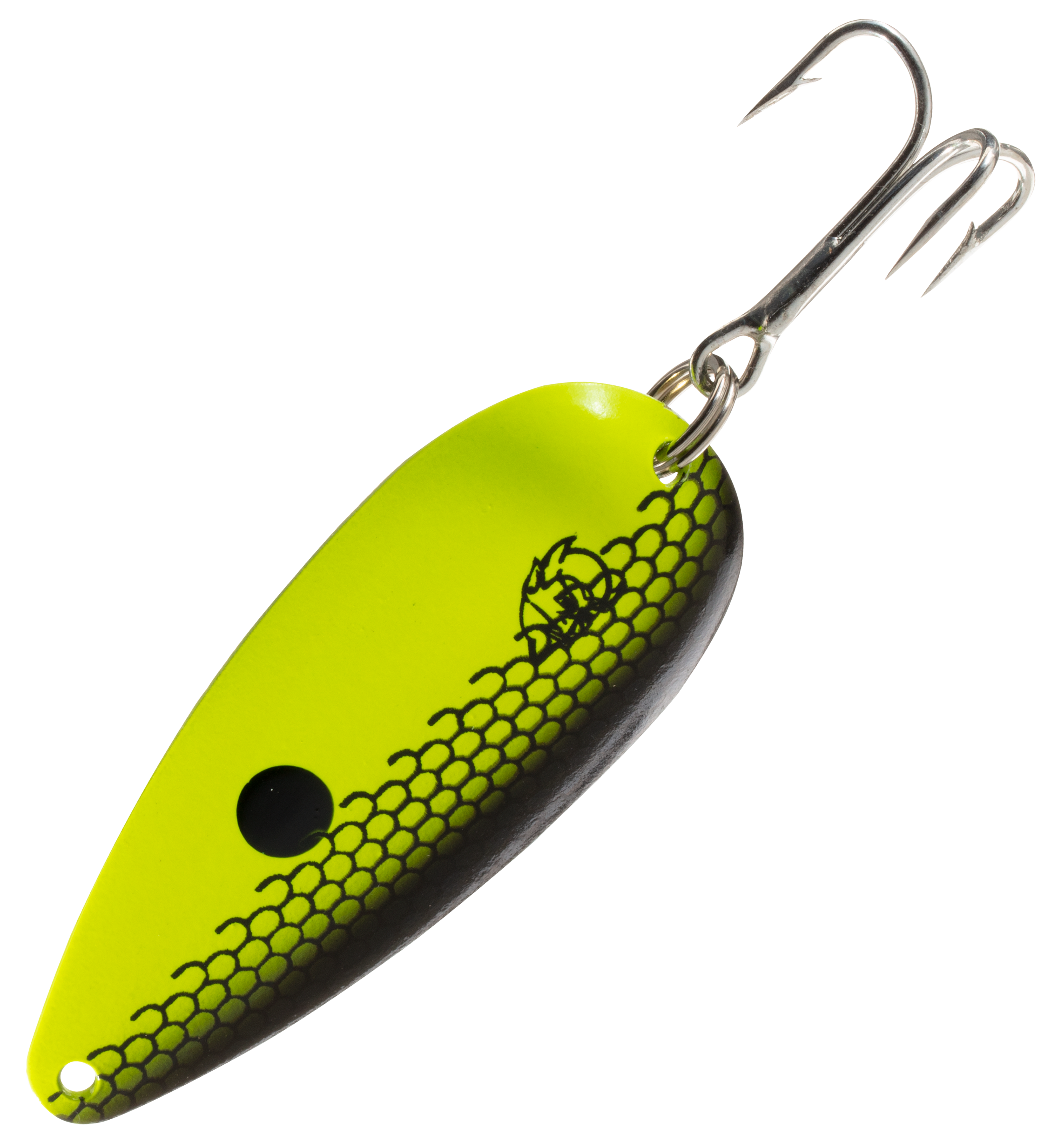 Image of Eppinger Original Dardevle Spoon - 2-7/8″ - 3/4 oz. - Scale Chartreuse/Black Stripe