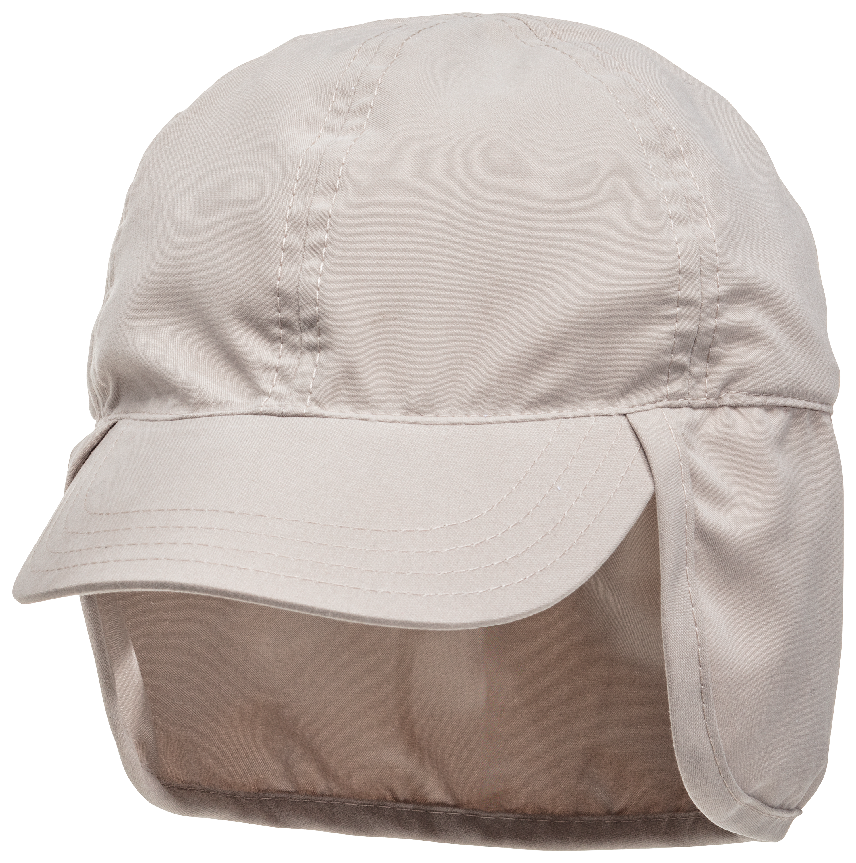Dorfman Pacific Microfiber Flap Cap for Babies - Khaki