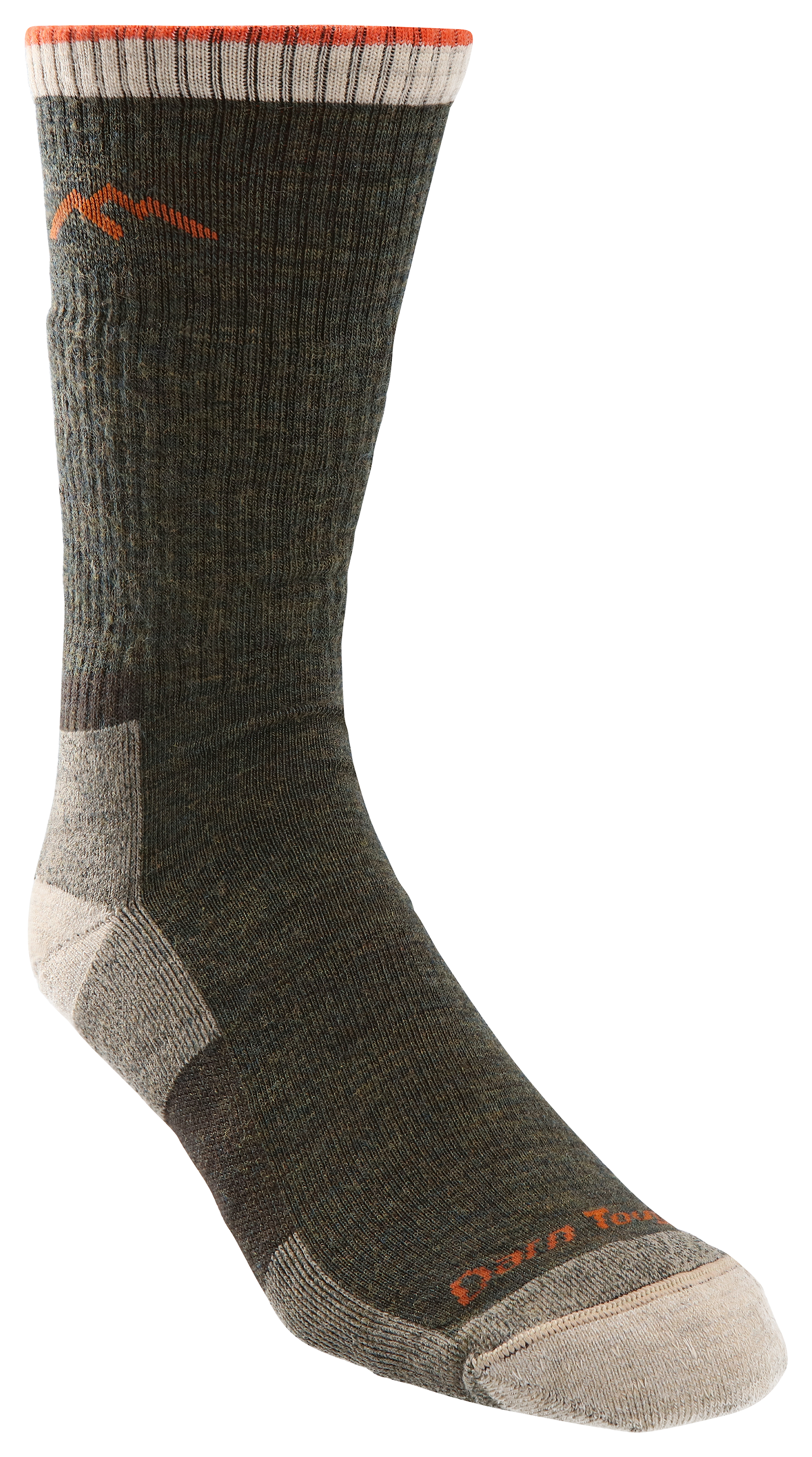 Image of Darn Tough Hiker Boot Merino Wool Mid Cushion Socks for Men - Olive - M