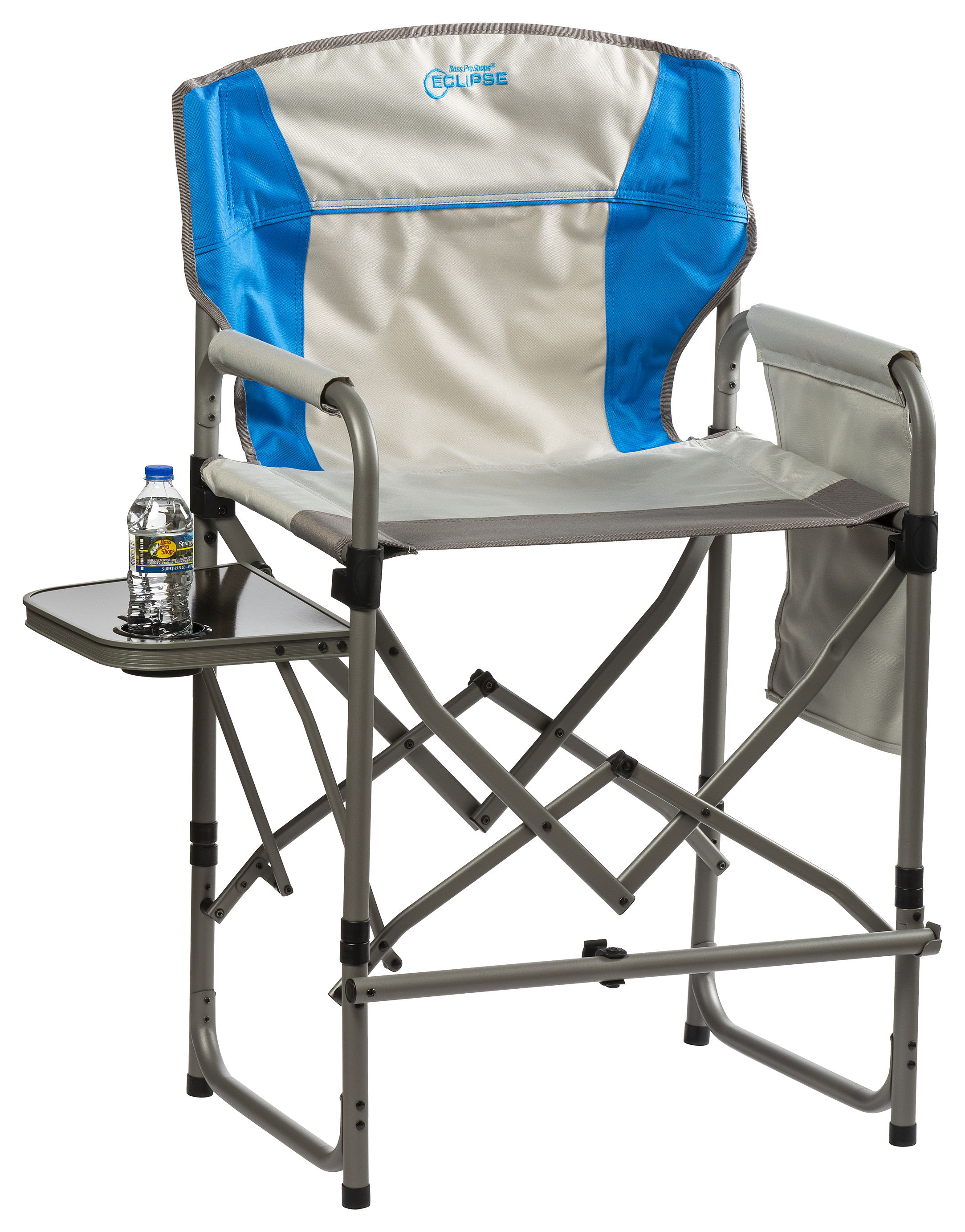 Bass Pro Shops Eclipse Magnum Director Chair with Side Table - Cloisonne Bl