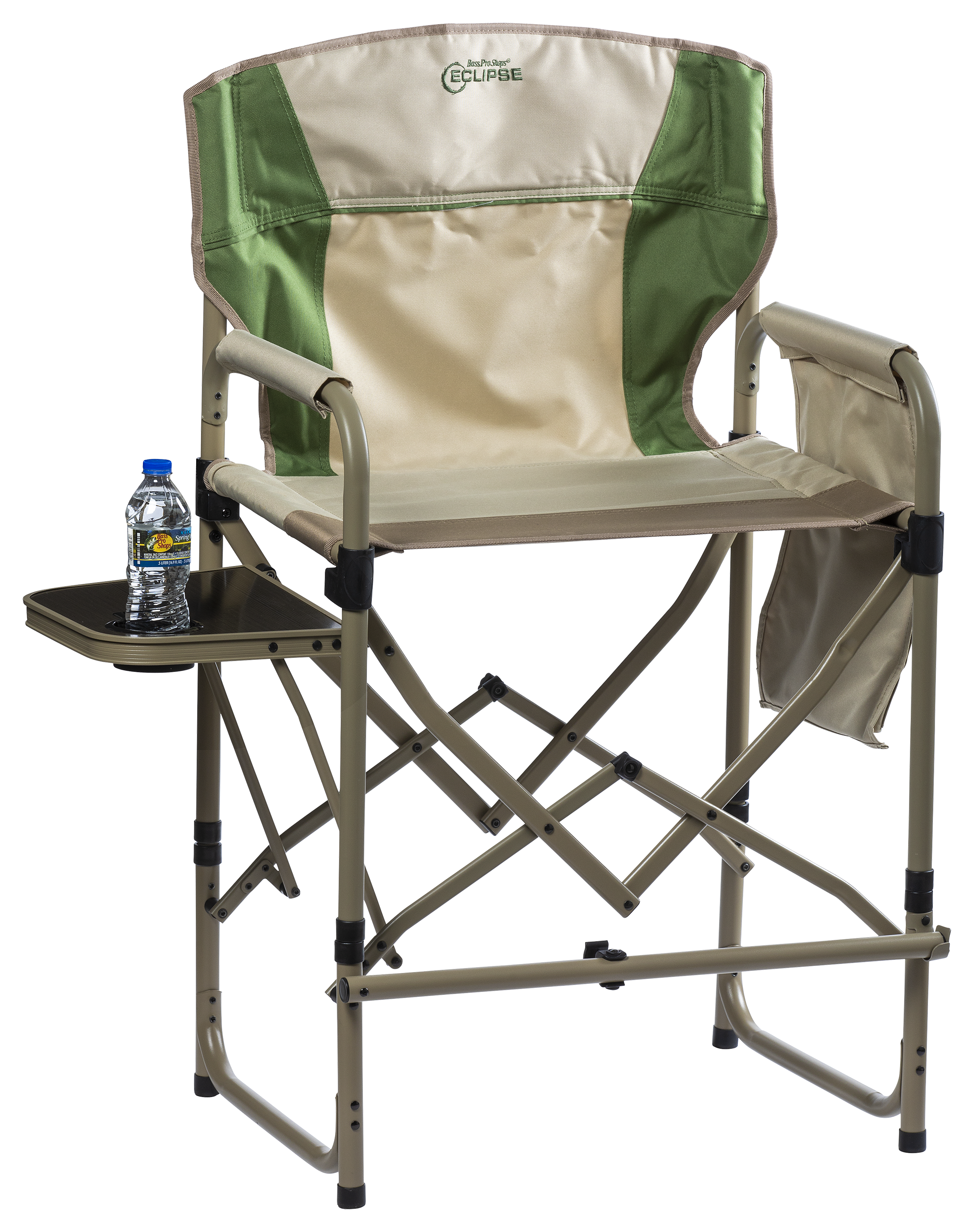 Bass Pro Shops Eclipse Magnum Director Chair with Side Table - Bronze Green