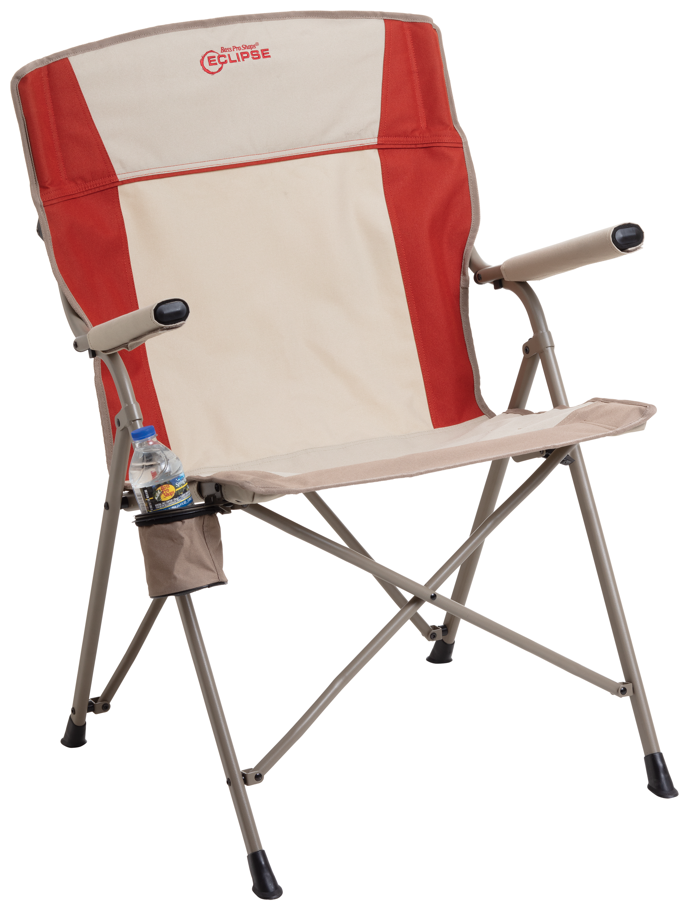 Bass Pro Shops Eclipse Hard Arm Chair - Bossa Nova Red