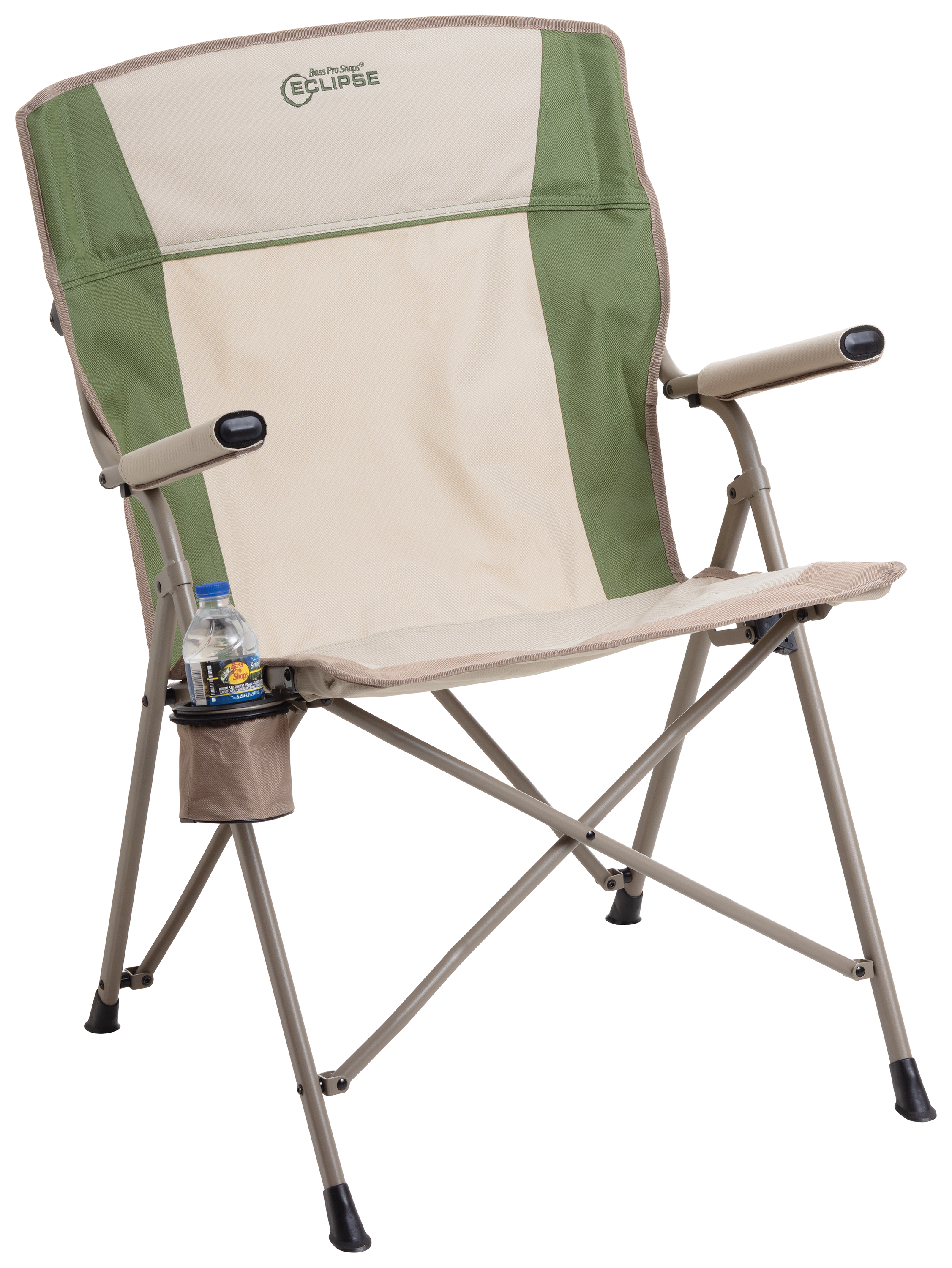 Bass Pro Shops Eclipse Hard Arm Chair - Bronze Green