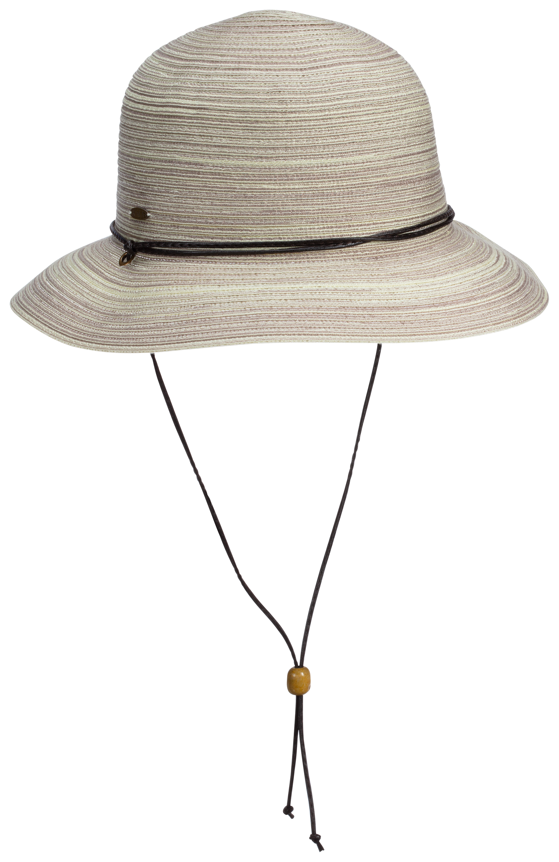Scala Bucket Hat with Chin Cord for Ladies - Gray