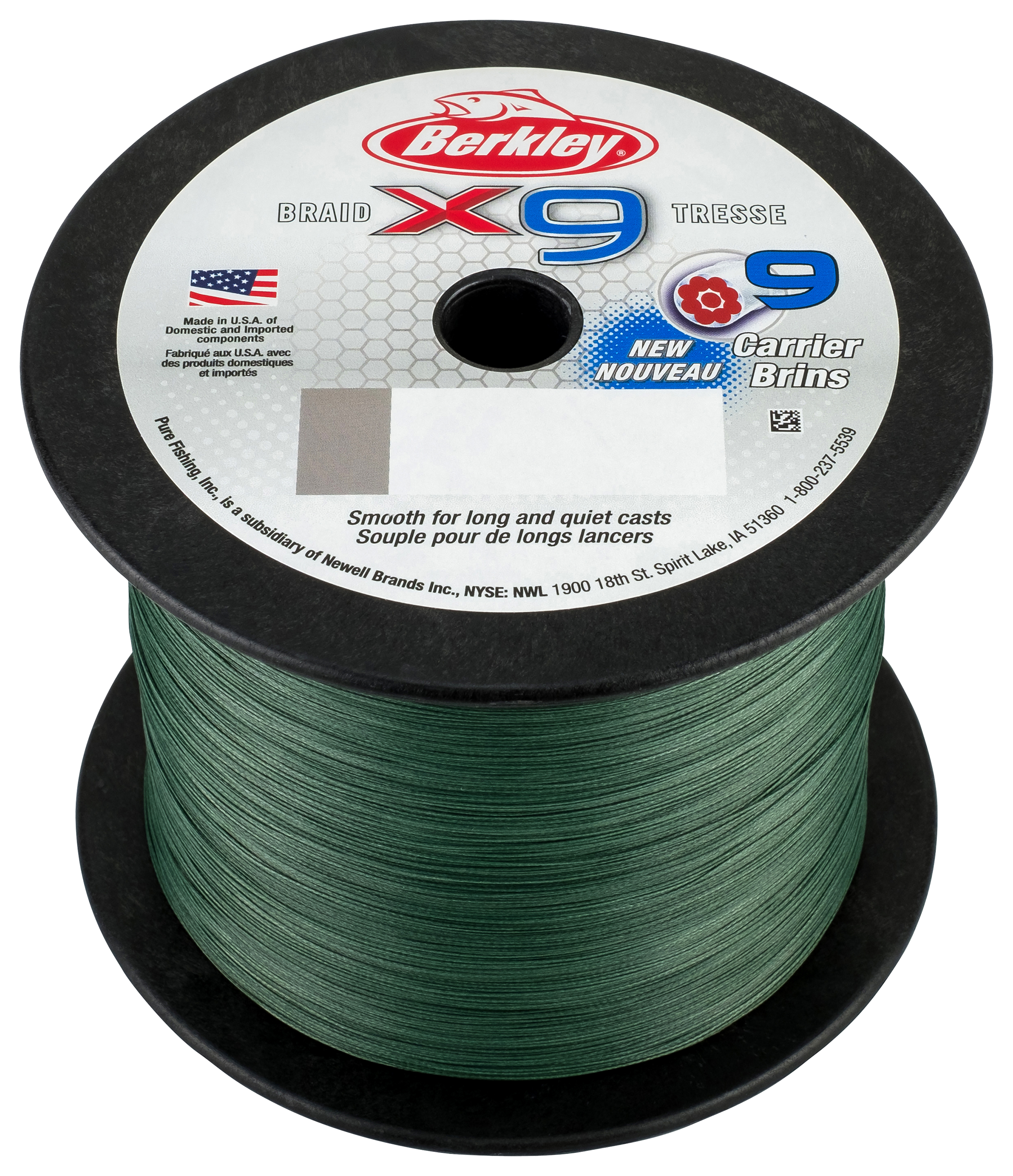 Berkley Berkley x9 Braid Fishing Line - Low-Vis Green - 80 Lb. Test - $269.99 at Cabela's Program