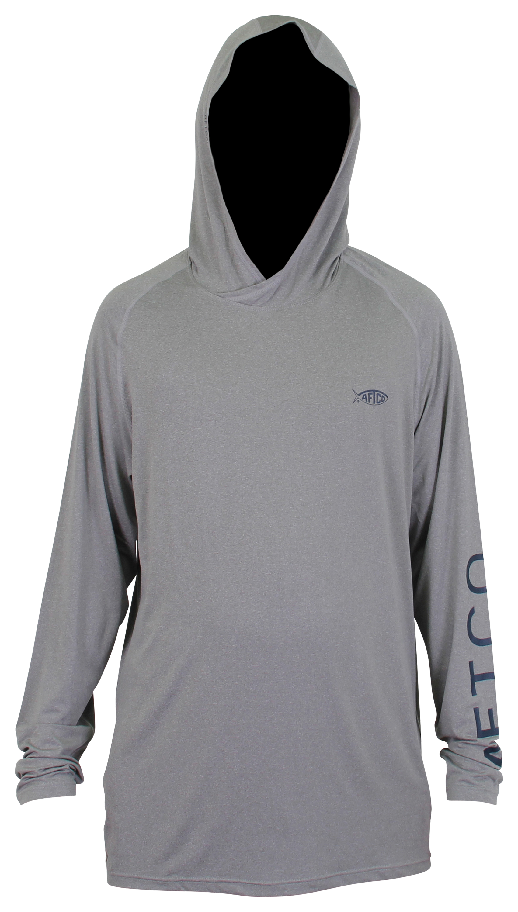 AFTCO Samurai 2 Long-Sleeve Hoodie for Men - Steel Heather - M