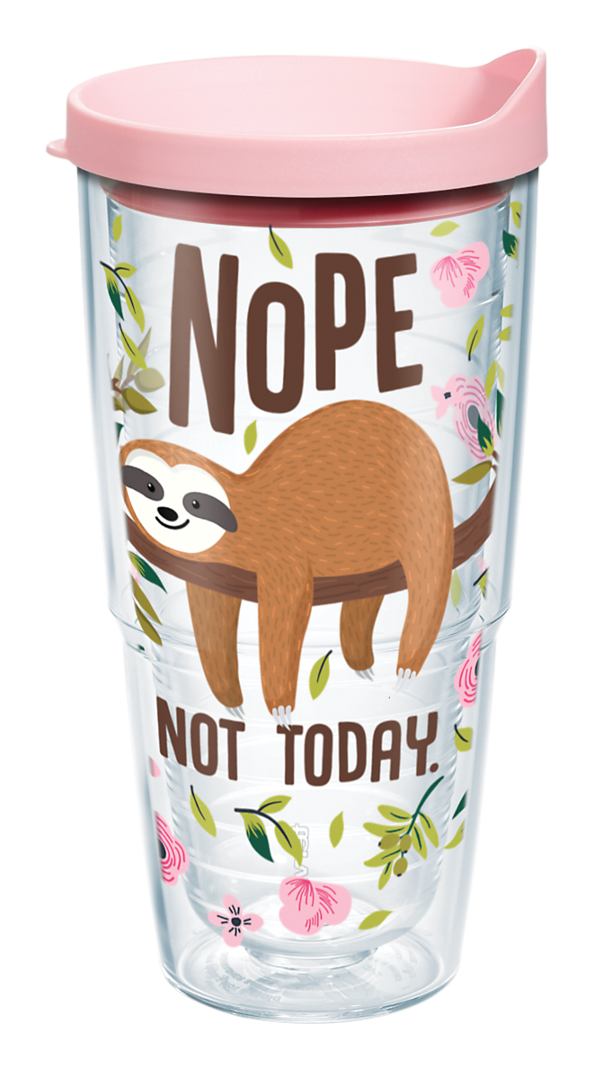 Image of Tervis Tumbler Sloth Nope Not Today Insulated Wrap with Lid