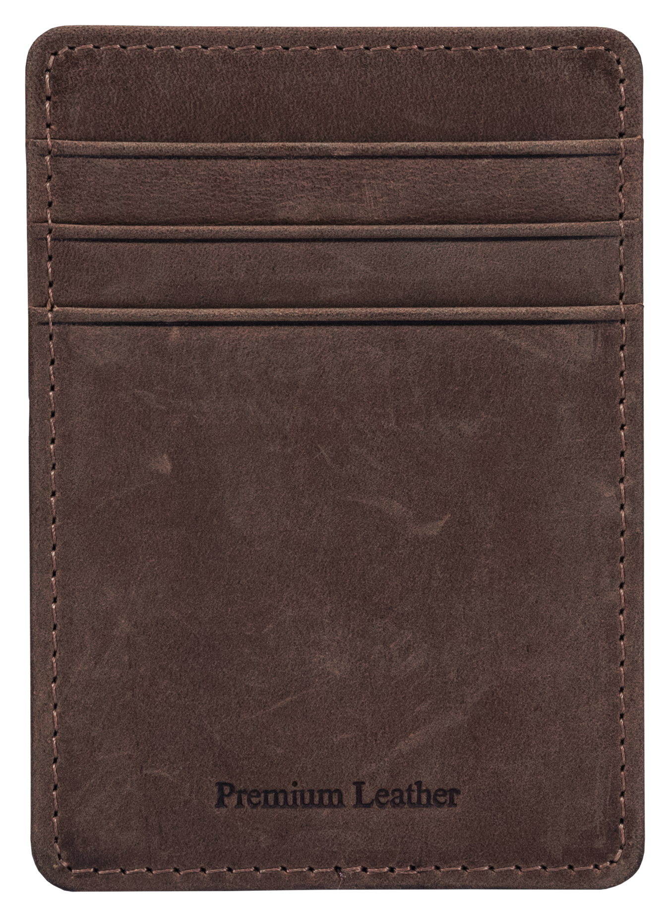 Ducks Unlimited Front Pocket Magnetic Money Clip Wallet - Brown Mocha