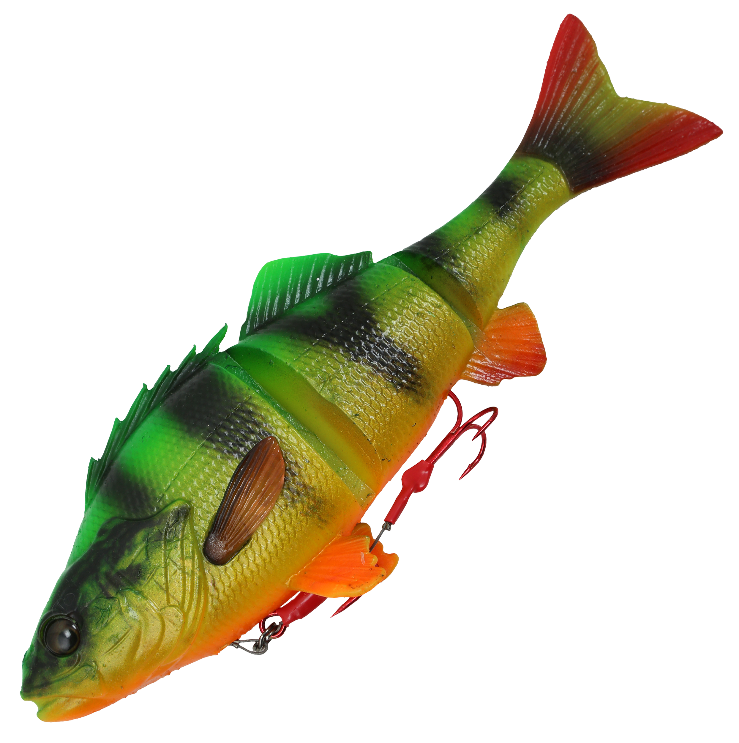 Image of Savage Gear 4D Line-Thru Yellow Perch - 6-3/4″ - Firetiger