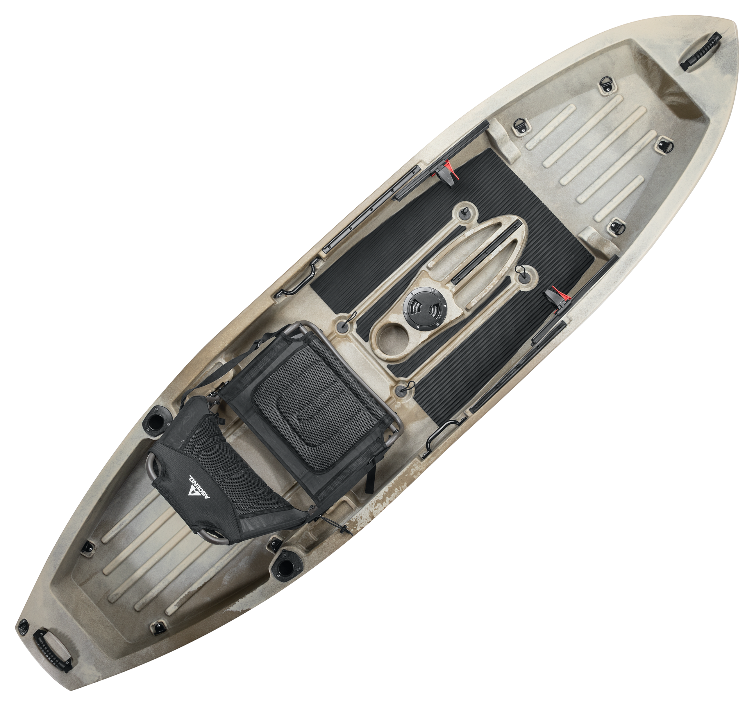 Ascend 10T Sit-On-Top Kayak with Enhanced Seating System - Desert Storm - Ascend