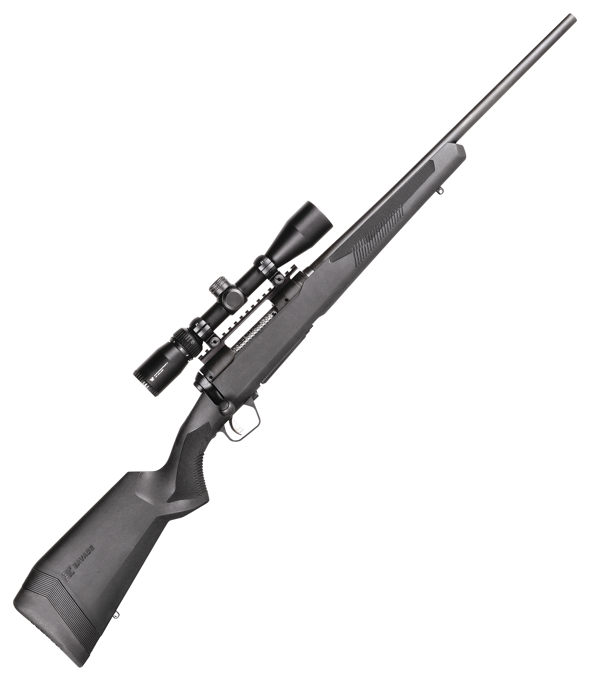 Savage Arms 110 Apex Hunter XP Bolt-Action Rifle - .270 Win - 22″ - Right - Carbon Steel Blued - Black Synthetic - 4 + 1 - Savage Arms