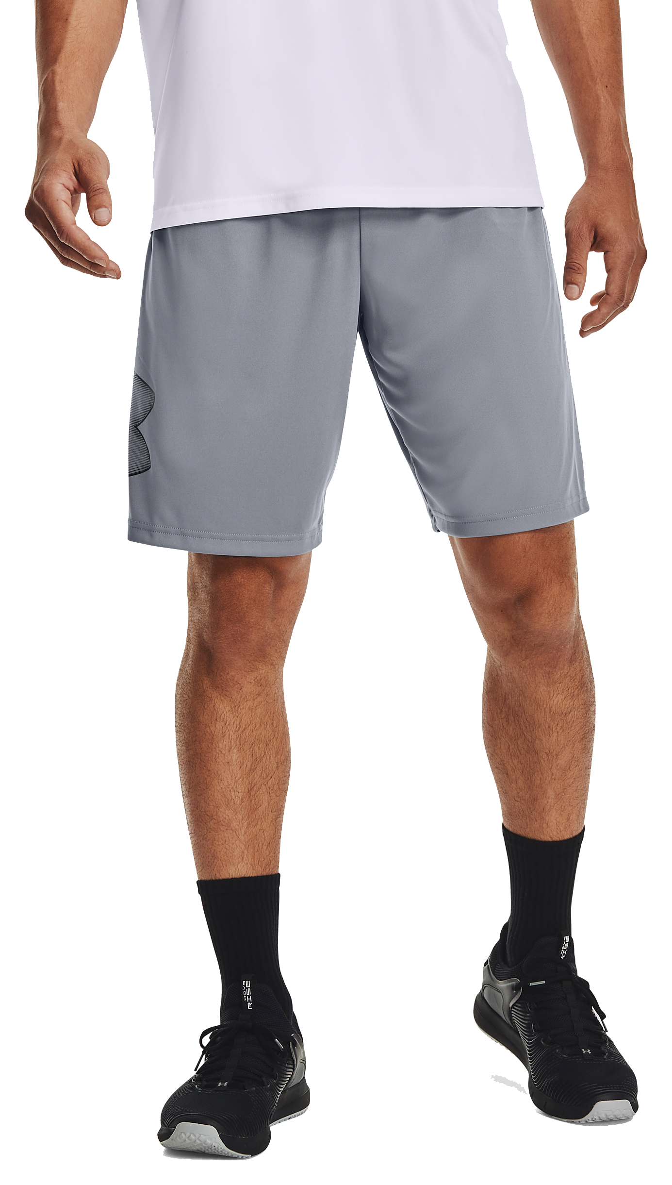 Under Armour UA Tech Graphic Shorts - Steel/Black - 2XL - Under Armour