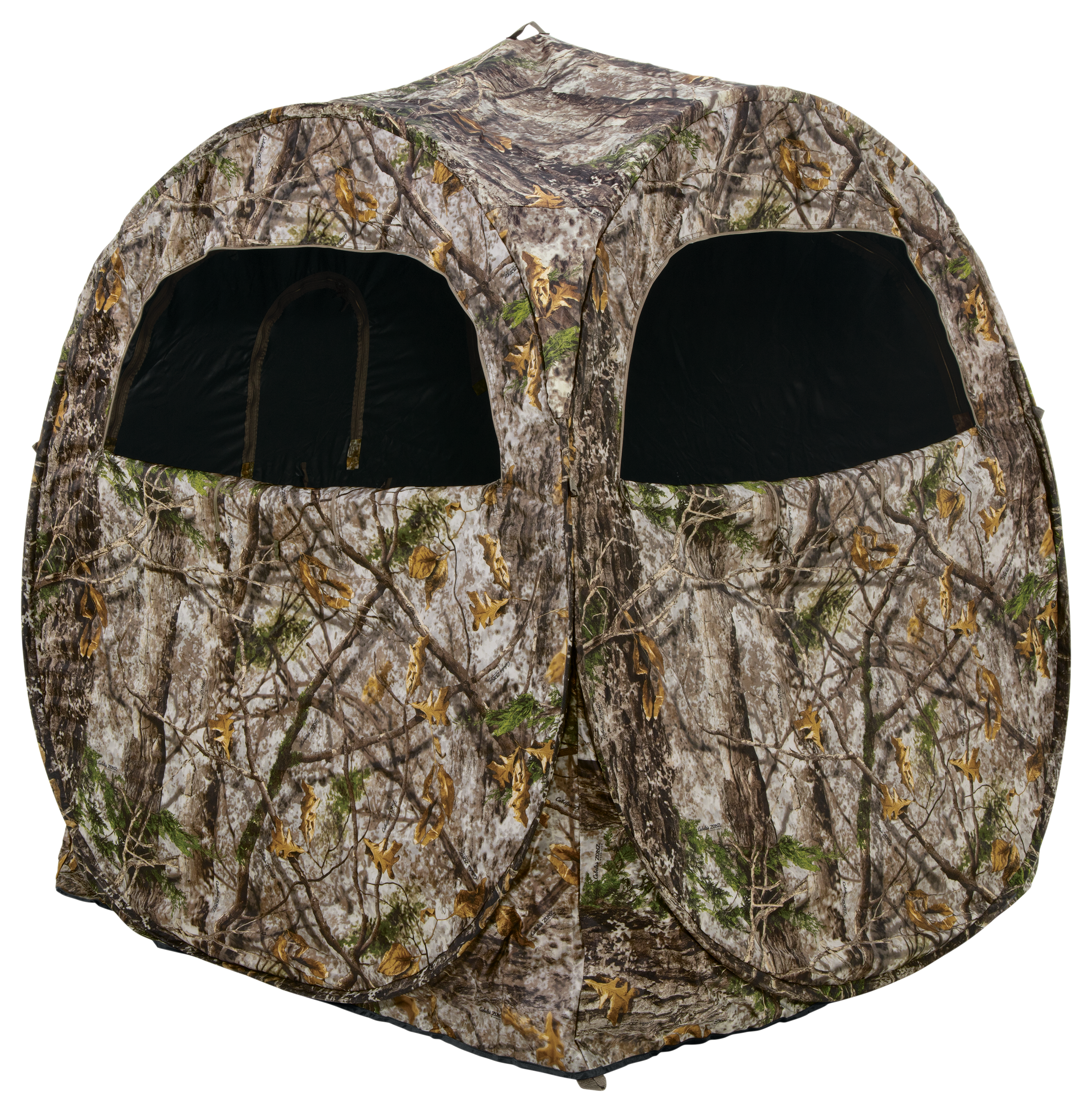 Pursuit Spring Steel Ground Blind in Zonz Woodland Camo - Pursuit