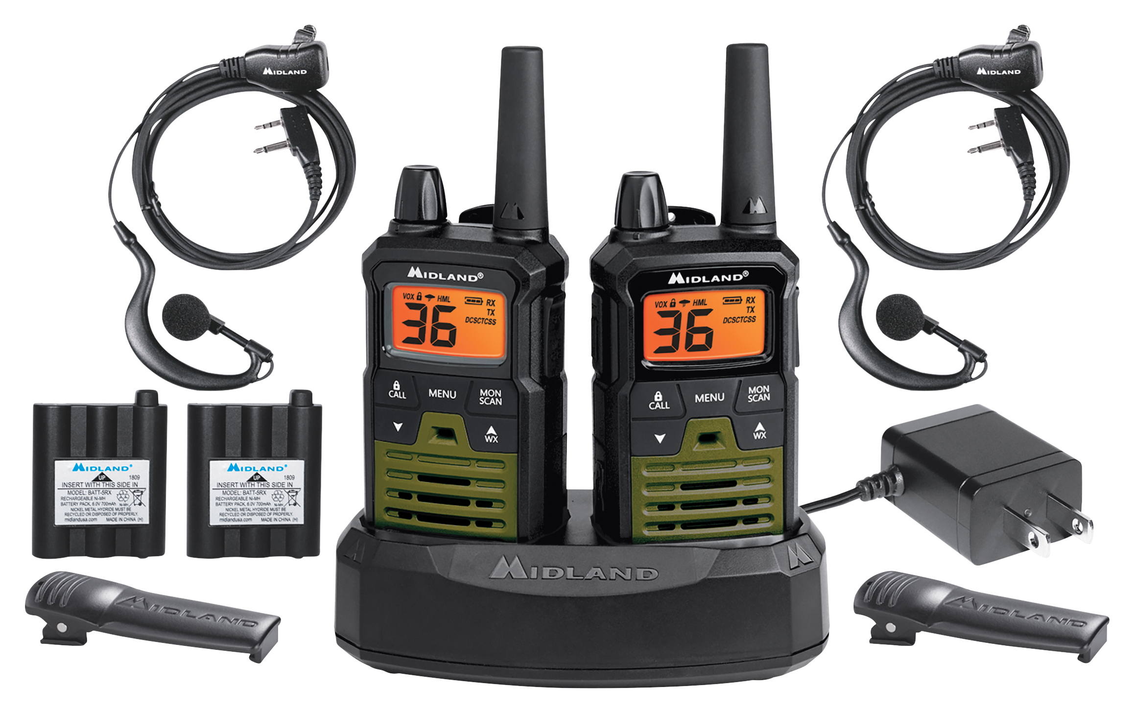 Midland X-TALKER T299VP4 Outfitter 2-Way Radio Pack
