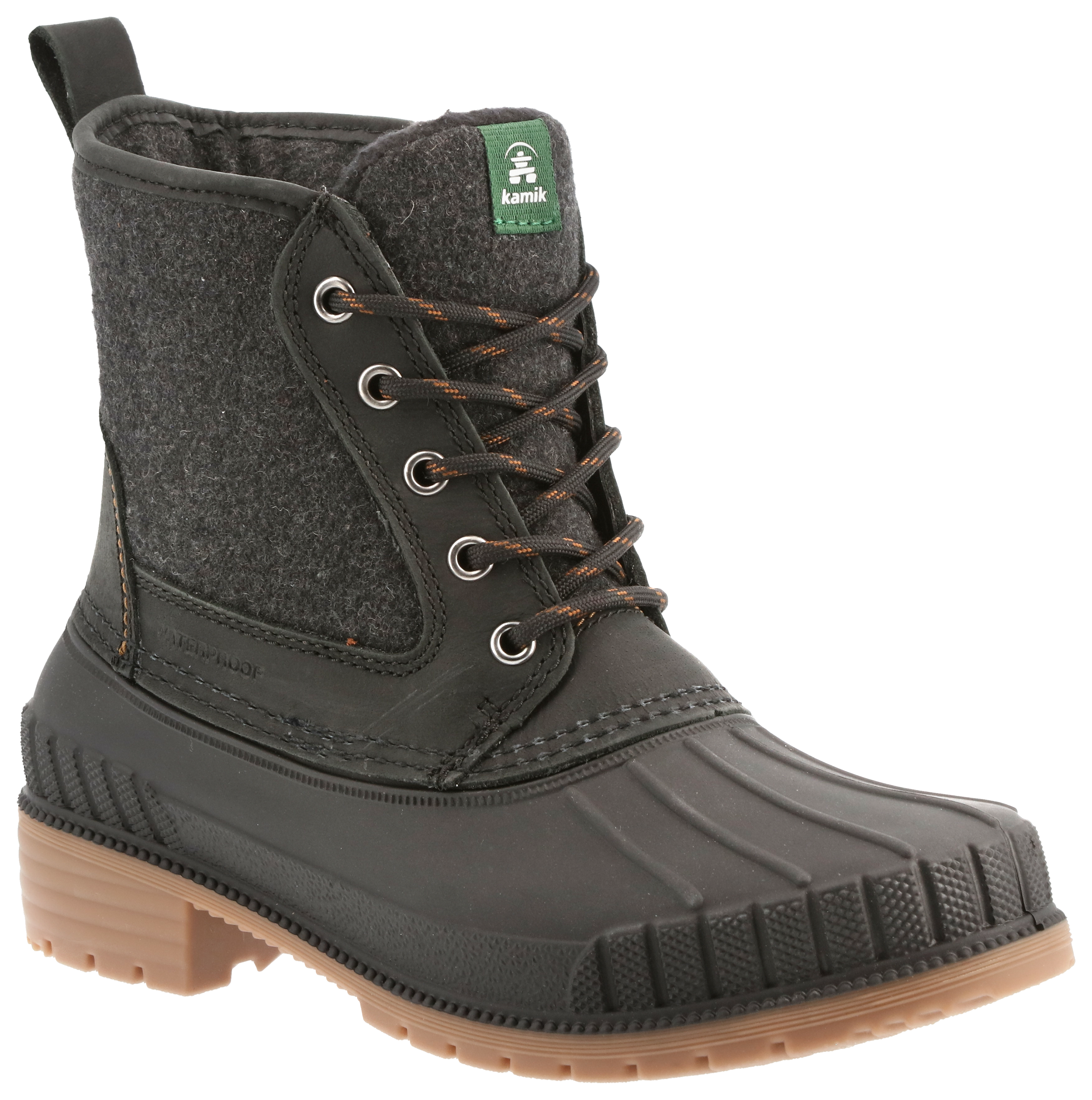 Kamik Sienna Mid Insulated Waterproof Pac Boots for Ladies - Black - 6M