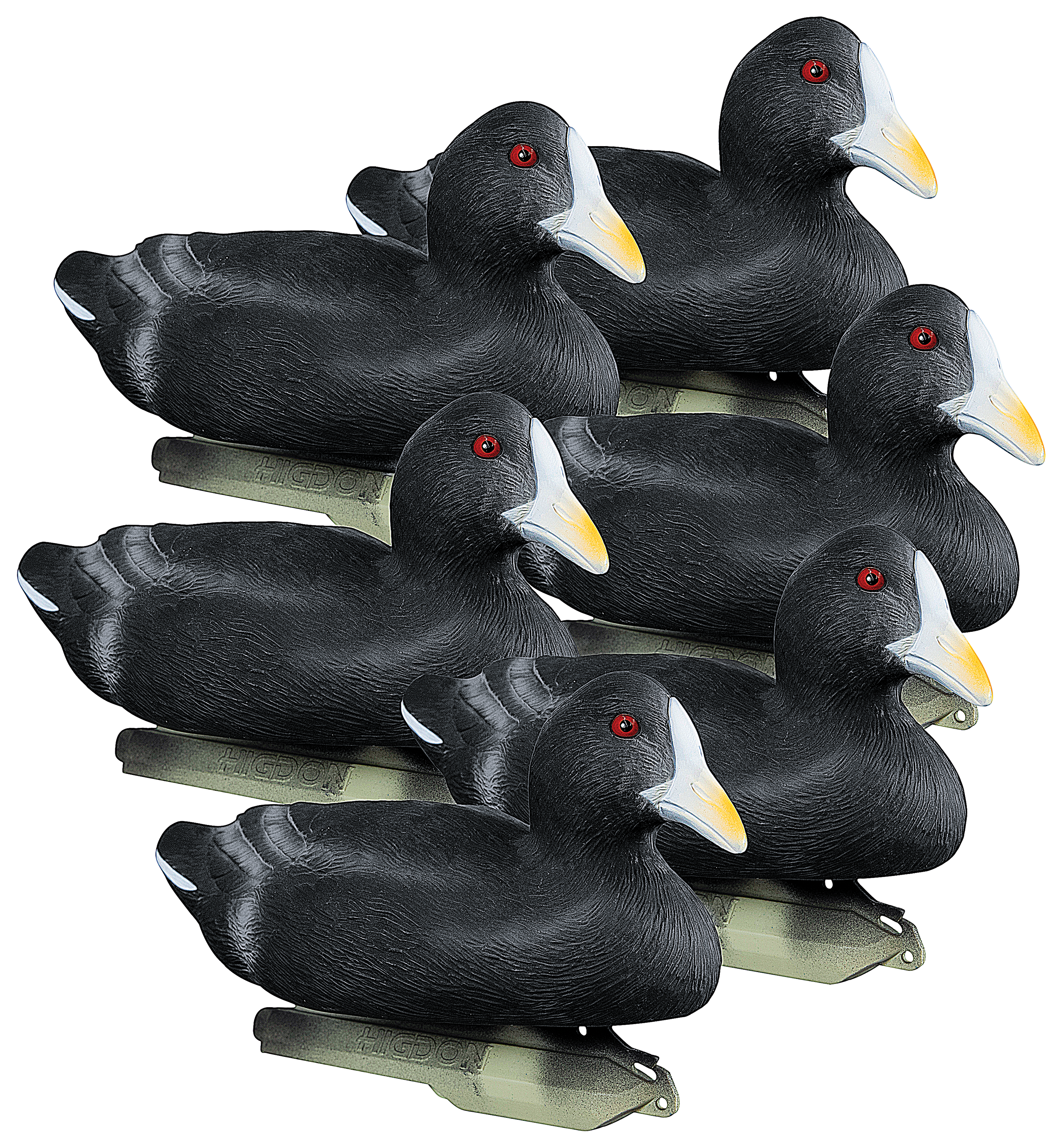 Higdon Outdoors Standard Foam-Filled Coot Duck Decoys