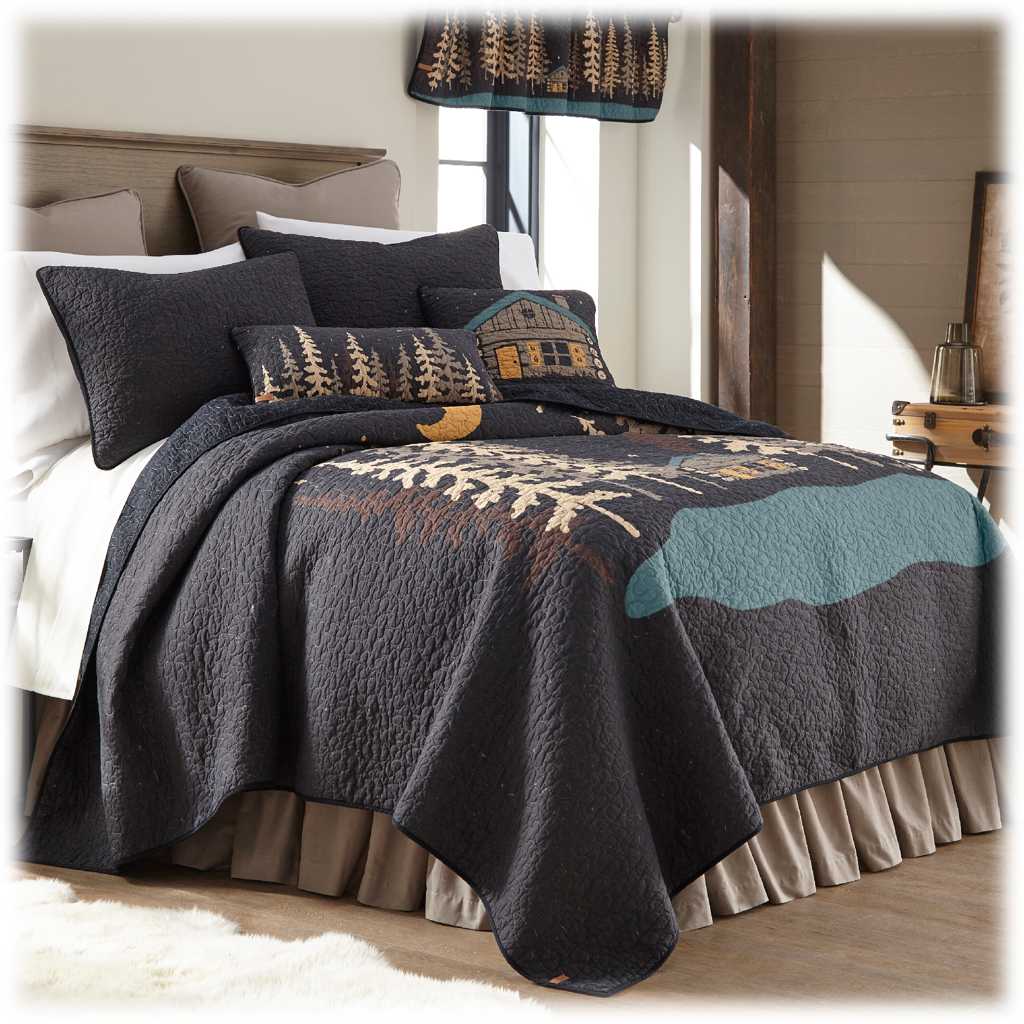 Donna Sharp Moonlit Cabin Bedding Collection Valance