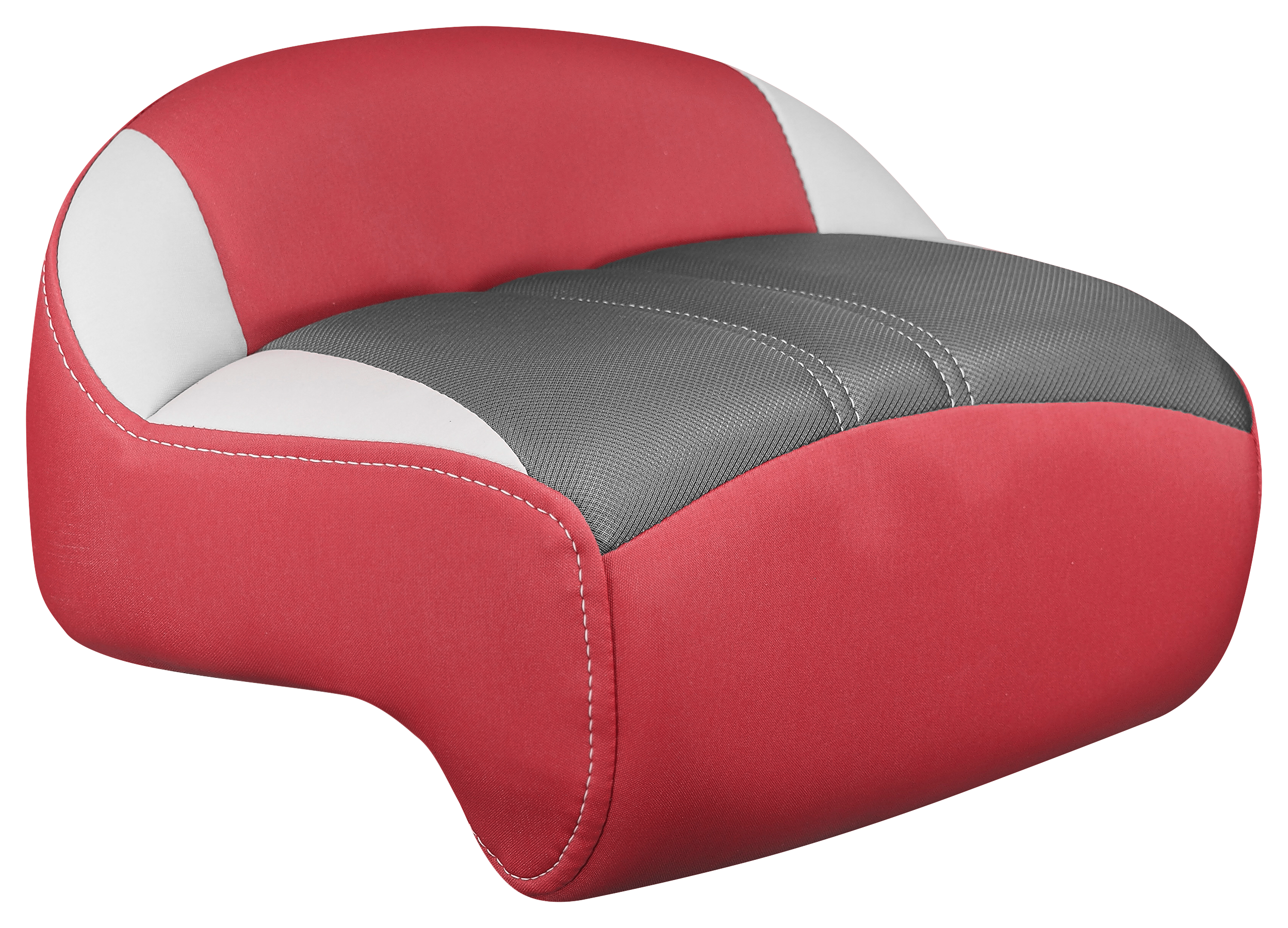 Tempress Pro Casting Boat Seat - Red/Gray/Carbon