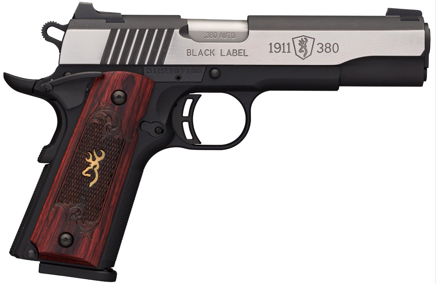Browning Black Label Medallion Pro 1911380 SemiAuto Pistol with Night Sights
