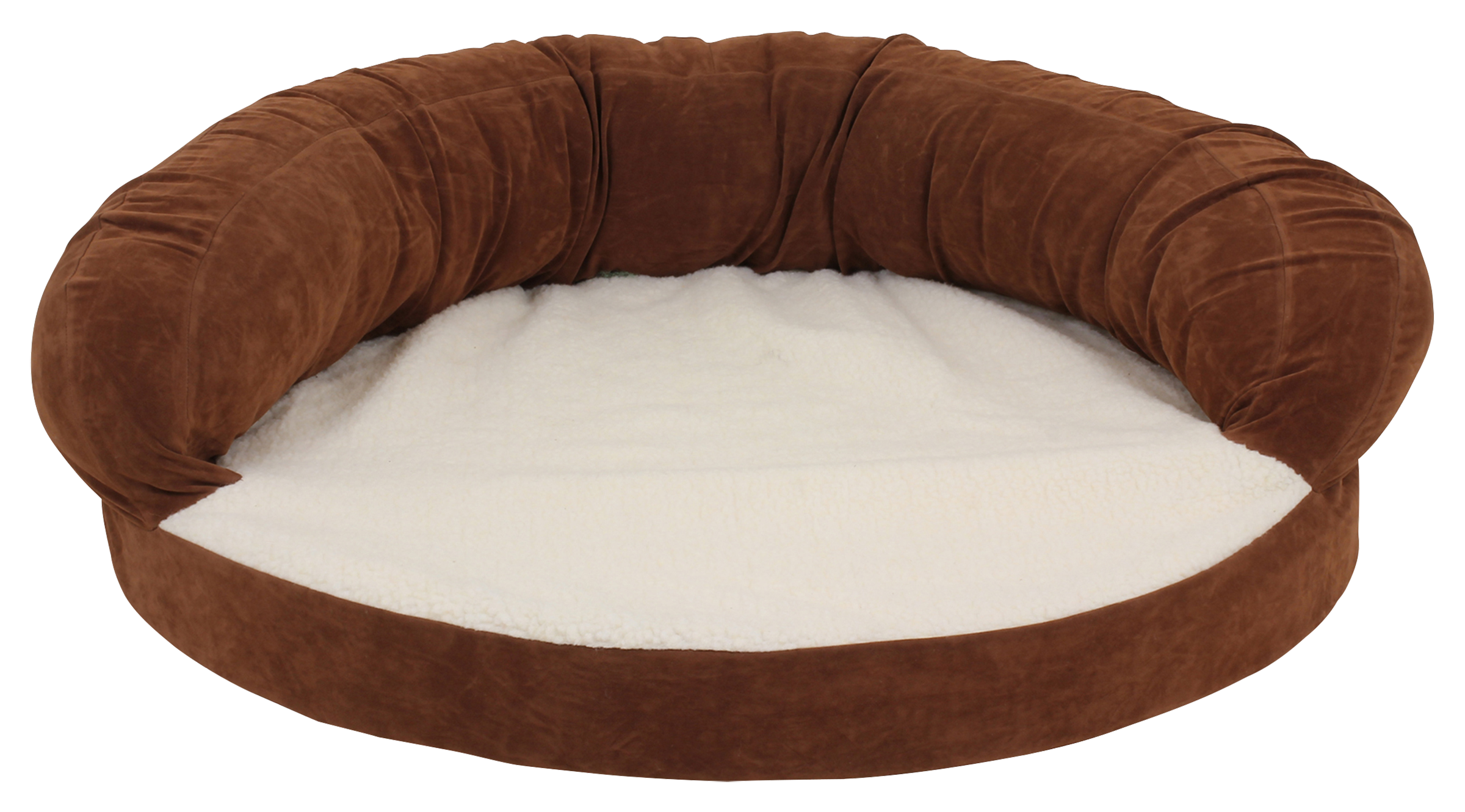 Carolina Pet Company Ortho Sleeper Bolster Dog Bed - Chocolate - Small