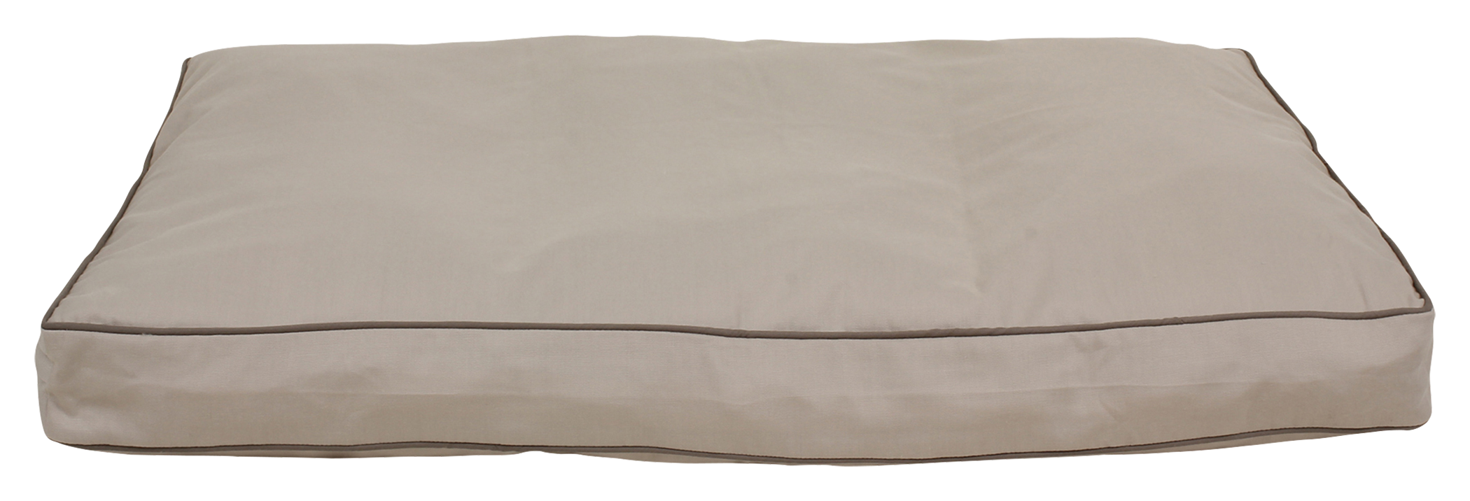 Carolina Pet Classic Canvas Jamison Rectangular Dog Bed - Khaki W/Sage Cor