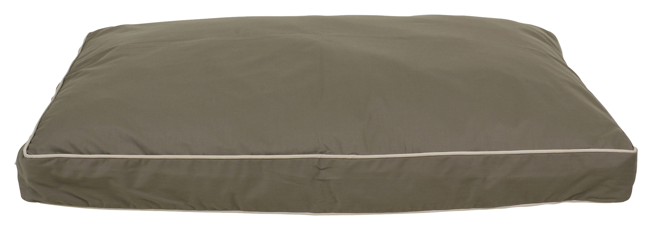 Carolina Pet Classic Canvas Jamison Rectangular Dog Bed - Sage W/Khaki Cor