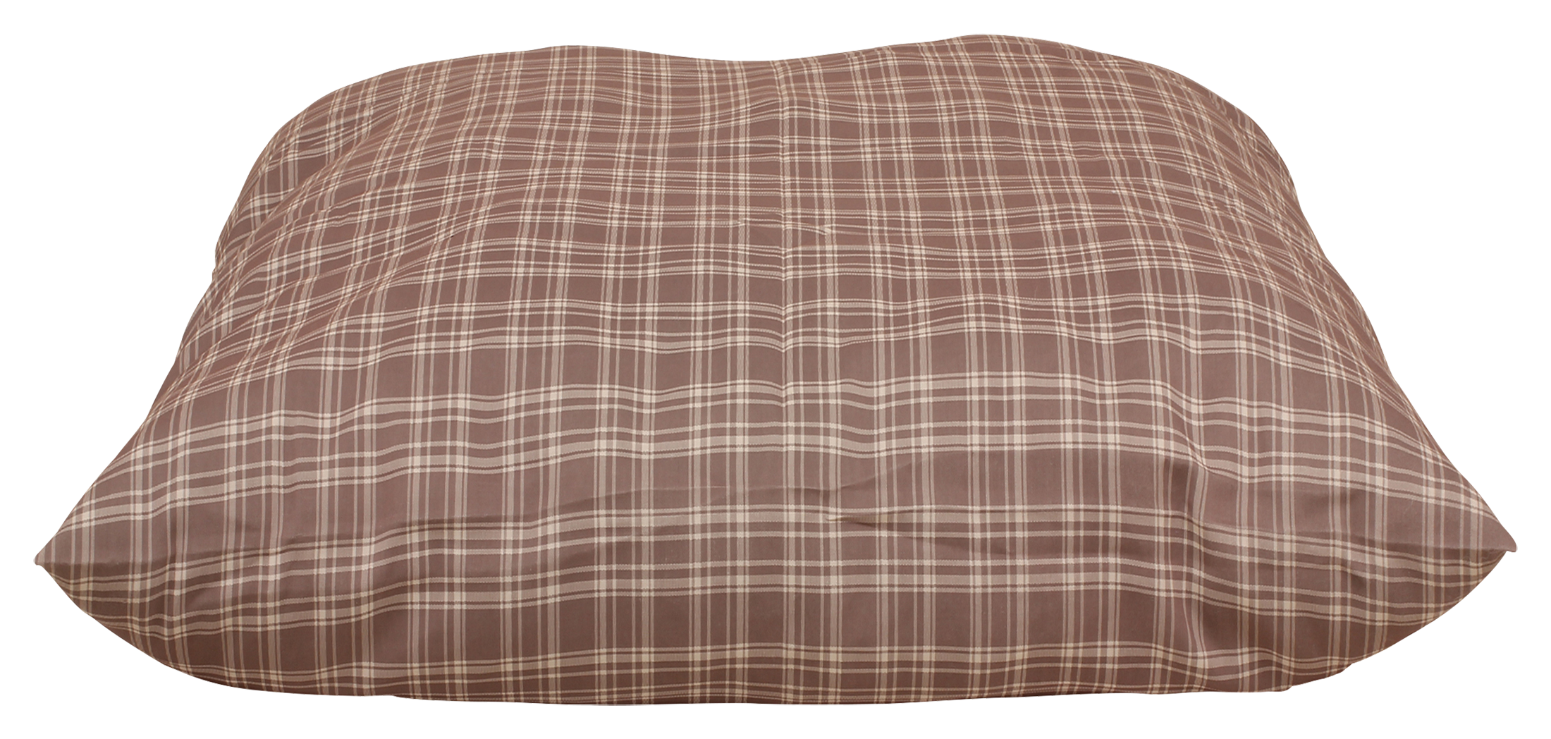 Carolina Pet Company Indoor/Outdoor Plaid Shebang Dog Bed - Tan Plaid - Medium - Carolina Pet