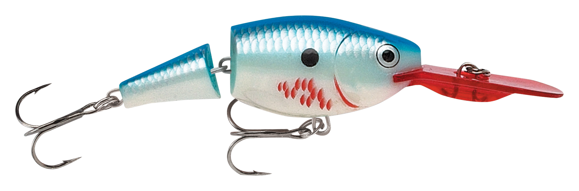 Image of Rapala Jointed Shad Rap - JSR05 - 2' - Bleeding Blue Shad